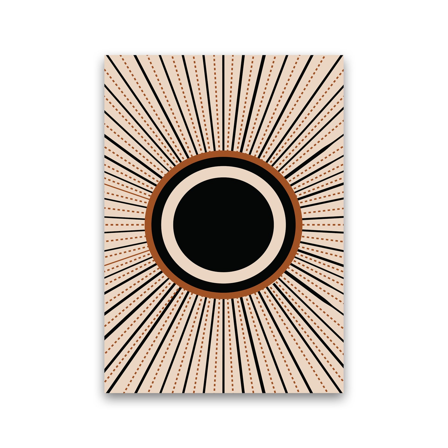 Boho Sun 1 Art Print by Essentially Nomadic Print Only