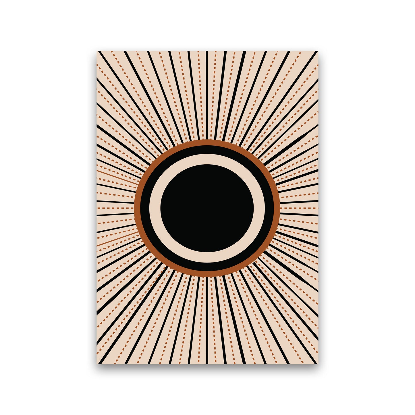Boho Sun 1 Art Print by Essentially Nomadic Print Only