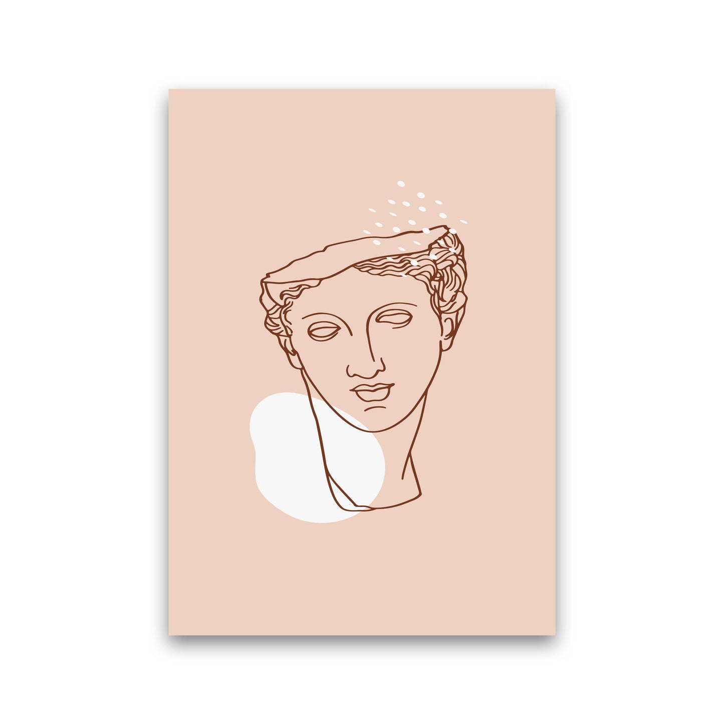 Greek Aphrodite Head Art Print by Essentially Nomadic Print Only