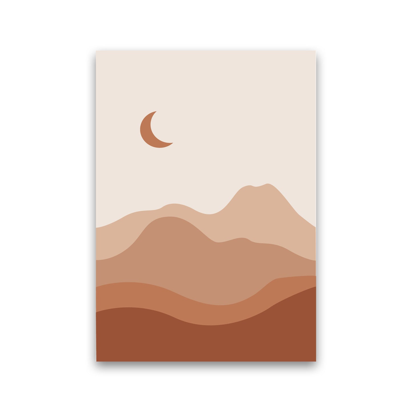 Mountain Landscape Art Print by Essentially Nomadic Print Only