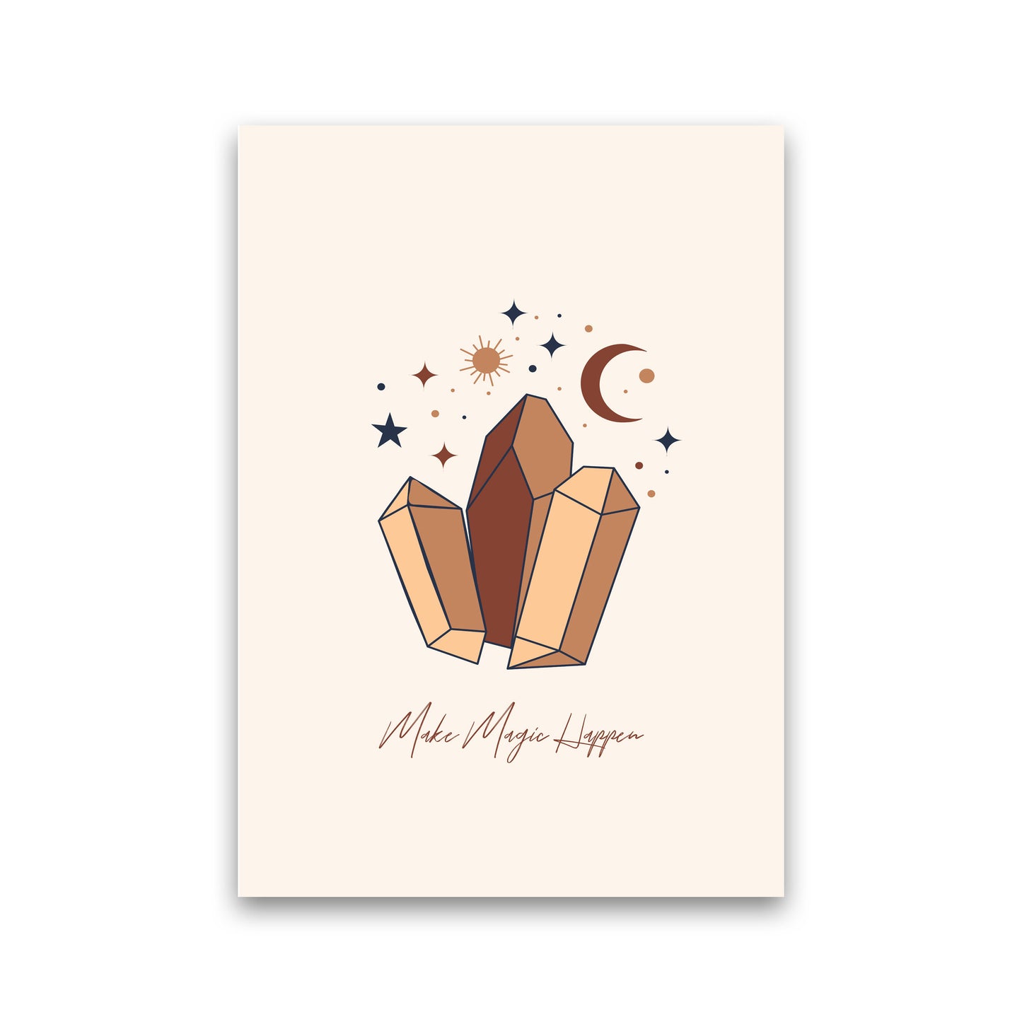 Mystical Crystal Magic Art Print by Essentially Nomadic Print Only