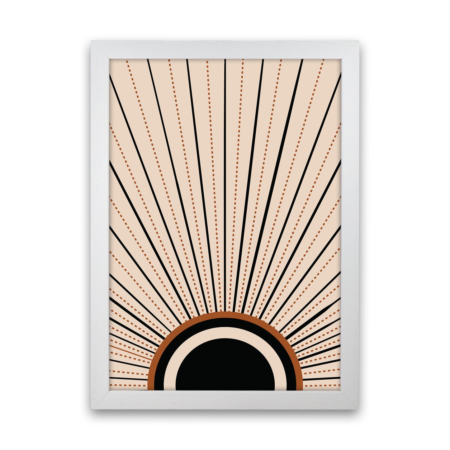 Boho Sunrise 2 Art Print by Essentially Nomadic White Grain