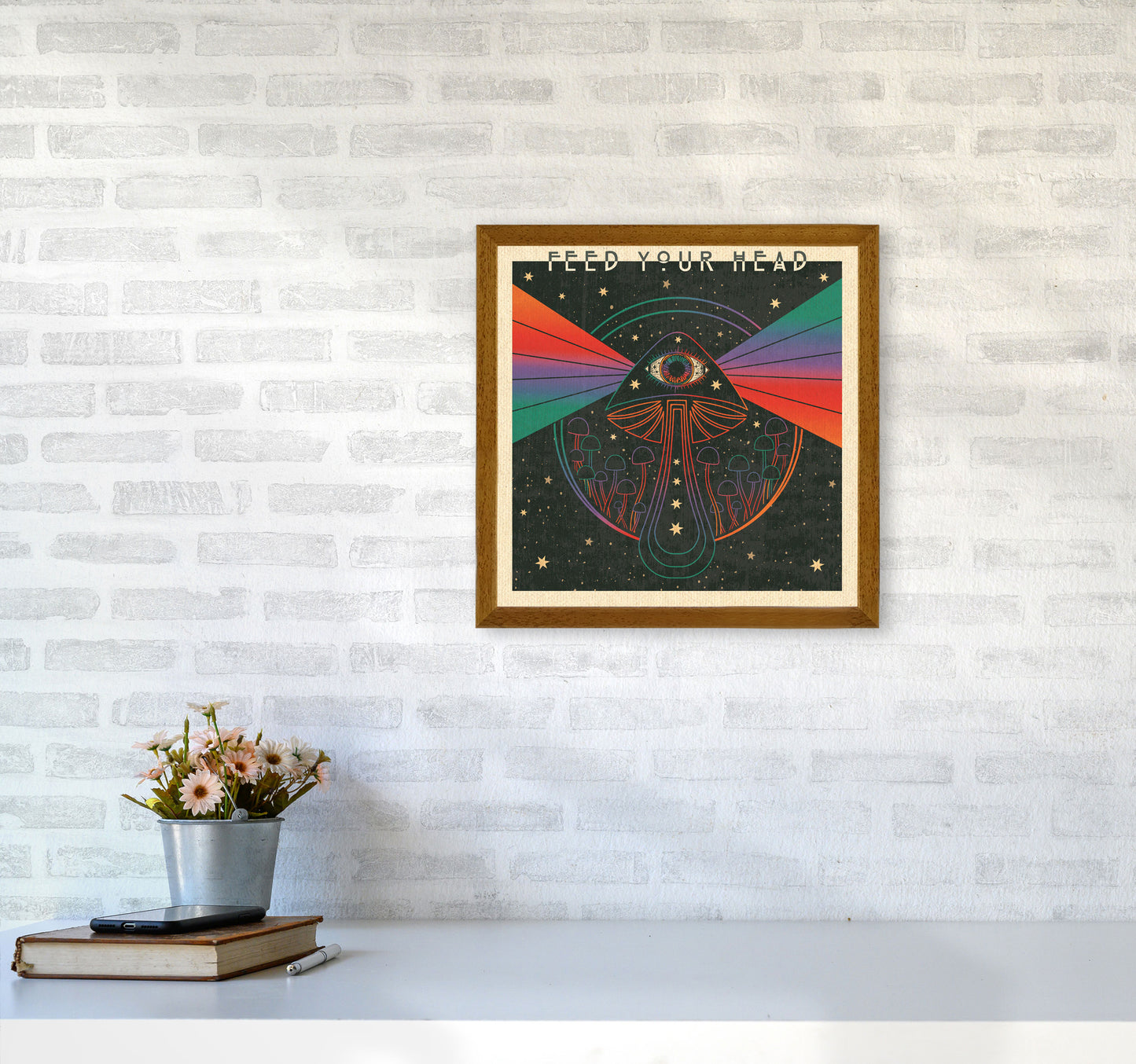 Feed Your Head Art Print by Inktally4040 Print Only