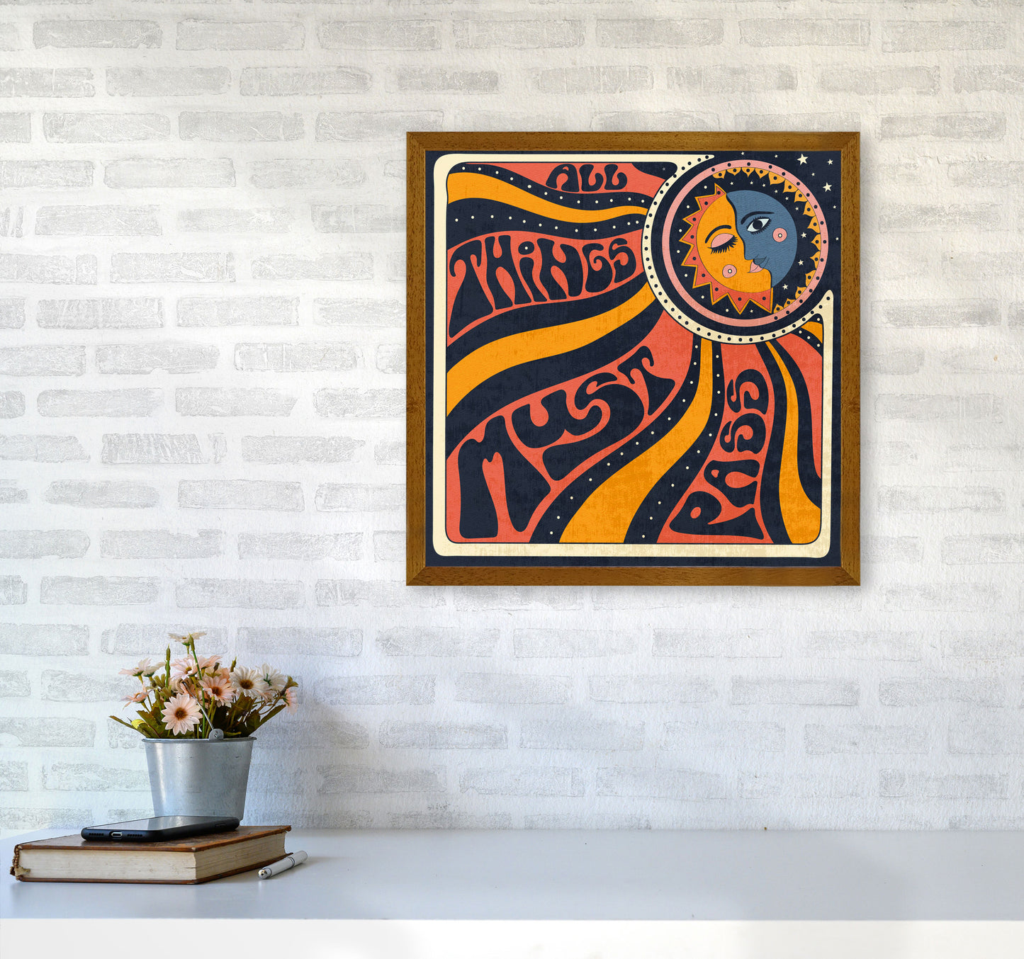 All Things Must Pass 7200 Art Print by Inktally5050 Print Only