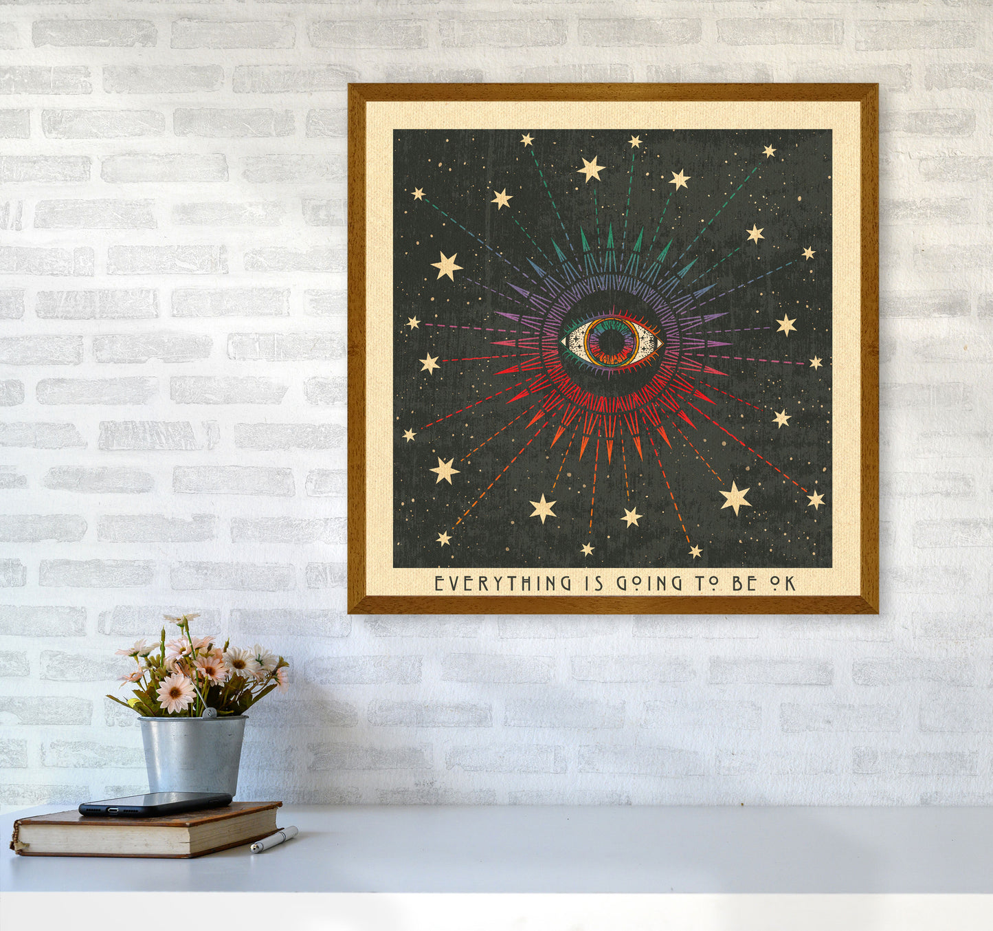 Everything Is Going To Be Ok Art Print by Inktally6060 Print Only