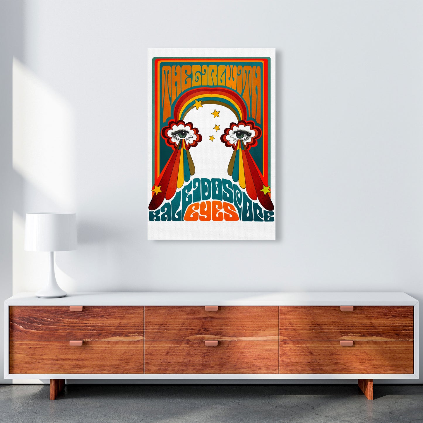 Kaleyesnewfinalsmall Art Print by Inktally A1 Canvas
