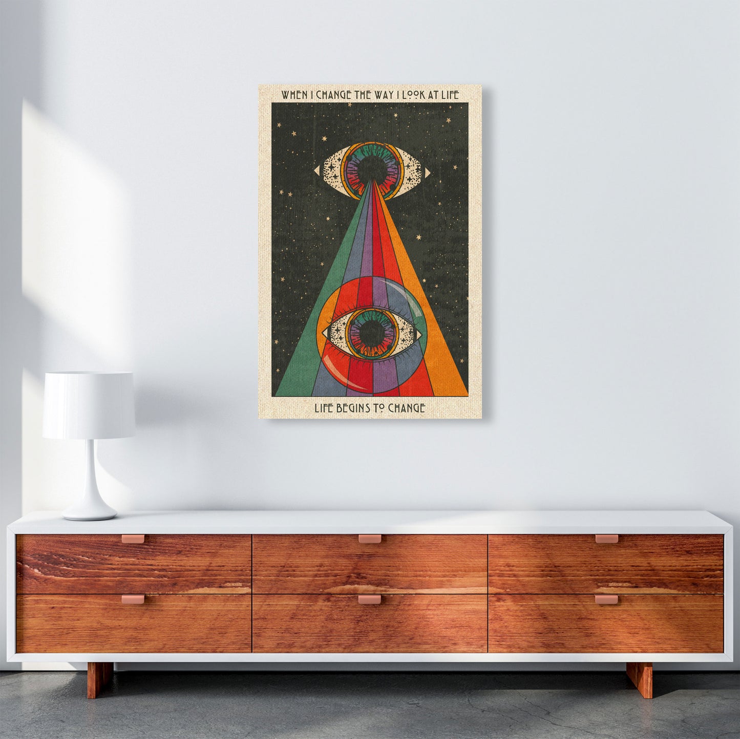 Life Begins To Change - A3 Art Print by Inktally A1 Canvas