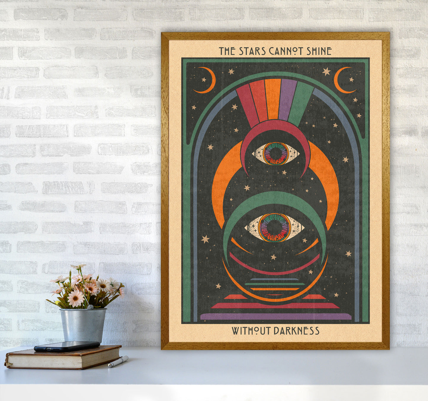 Darkness - For Print Art Print by Inktally A1 Print Only