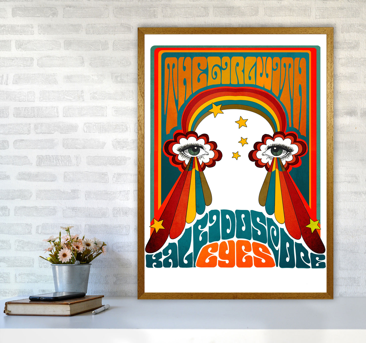 Kaleyesnewfinalsmall Art Print by Inktally A1 Print Only