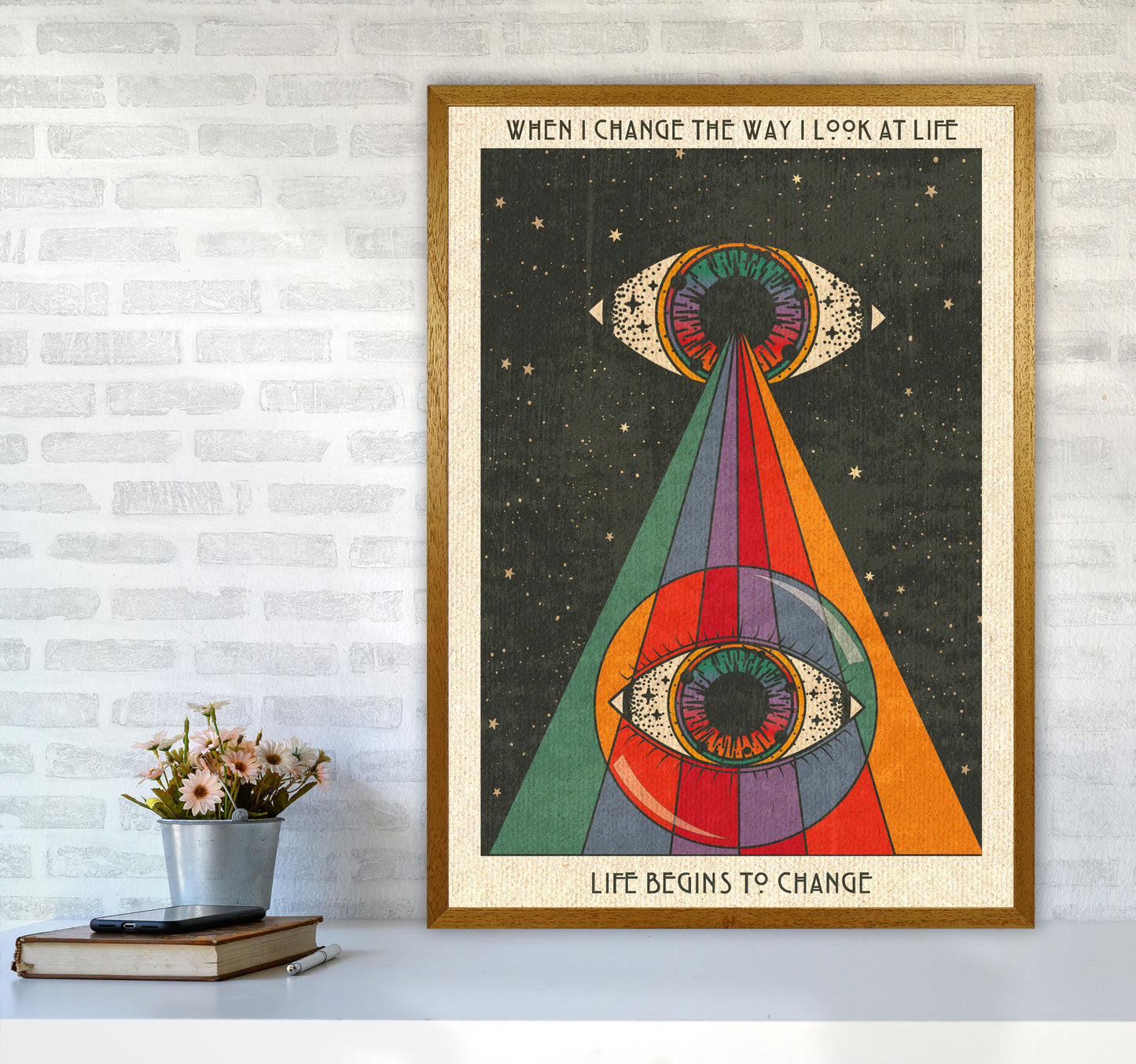 Life Begins To Change - A3 Art Print by Inktally A1 Print Only