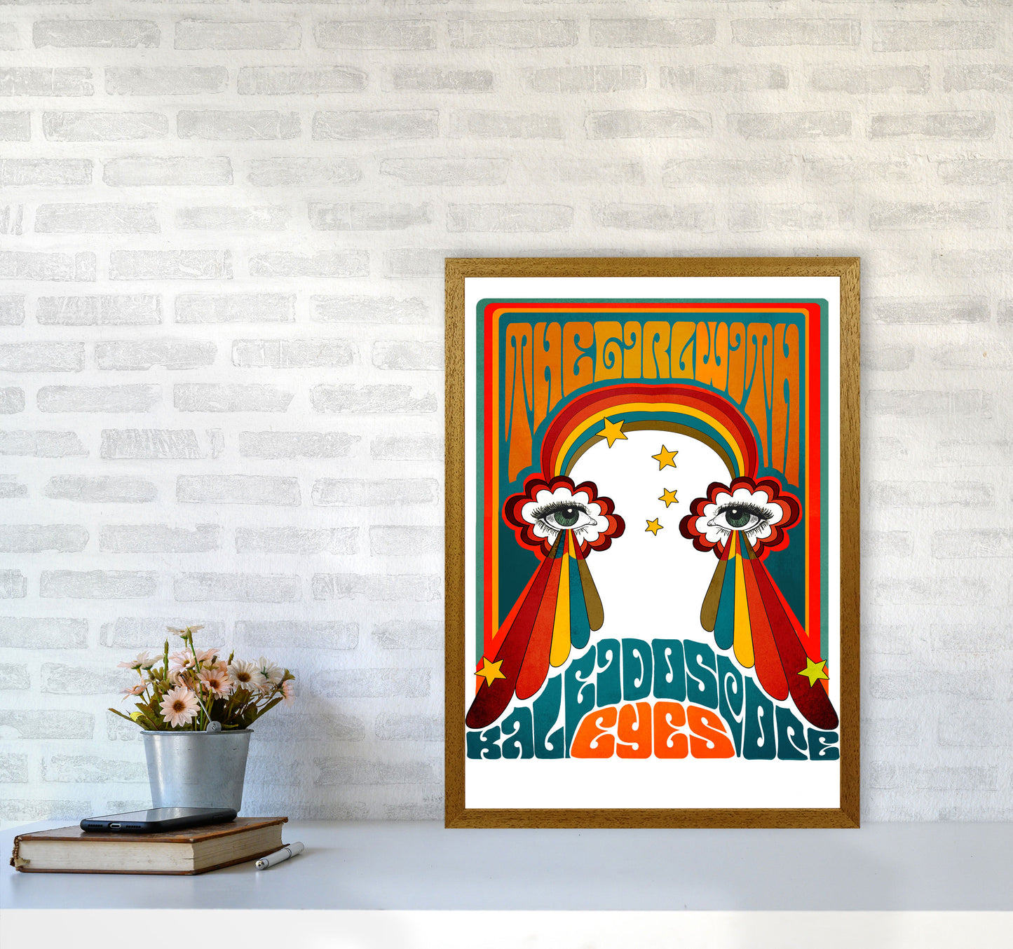 Kaleyesnewfinalsmall Art Print by Inktally A2 Print Only