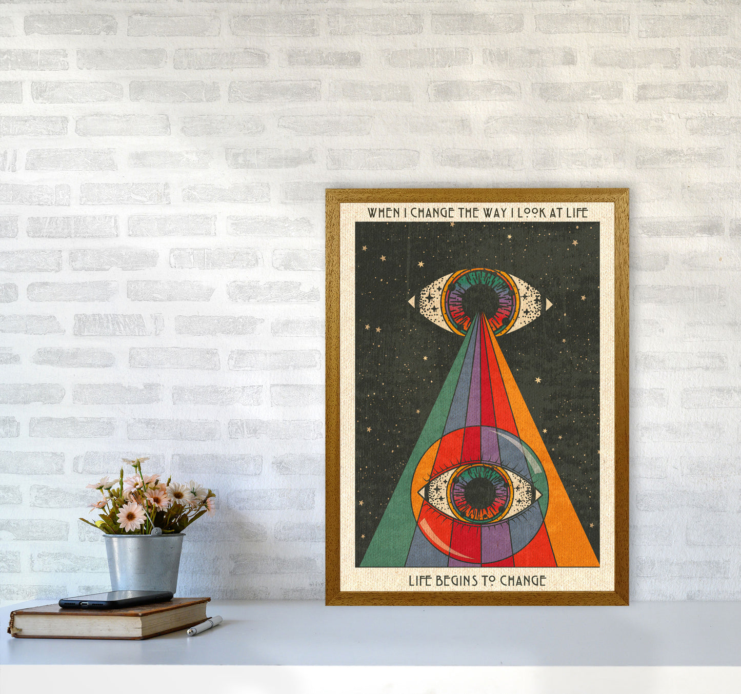 Life Begins To Change - A3 Art Print by Inktally A2 Print Only