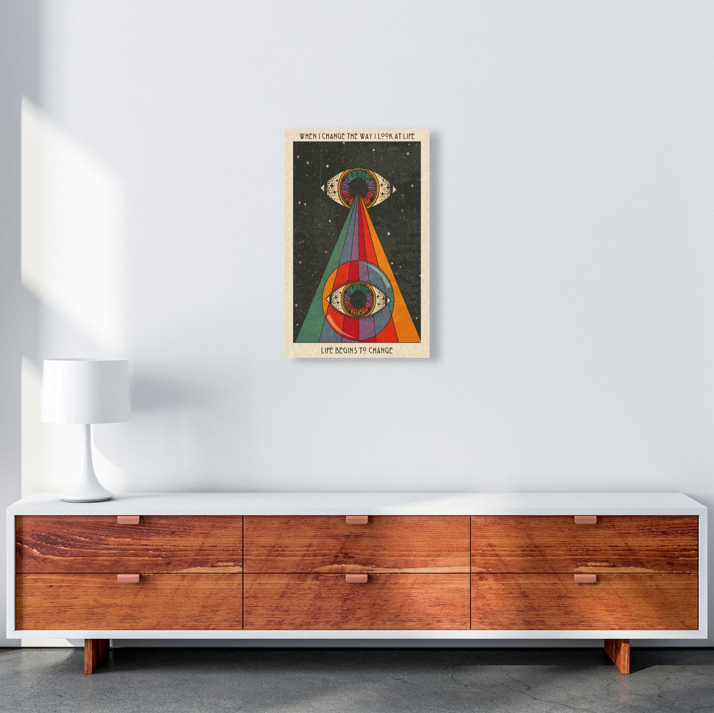 Life Begins To Change - A3 Art Print by Inktally A3 Canvas