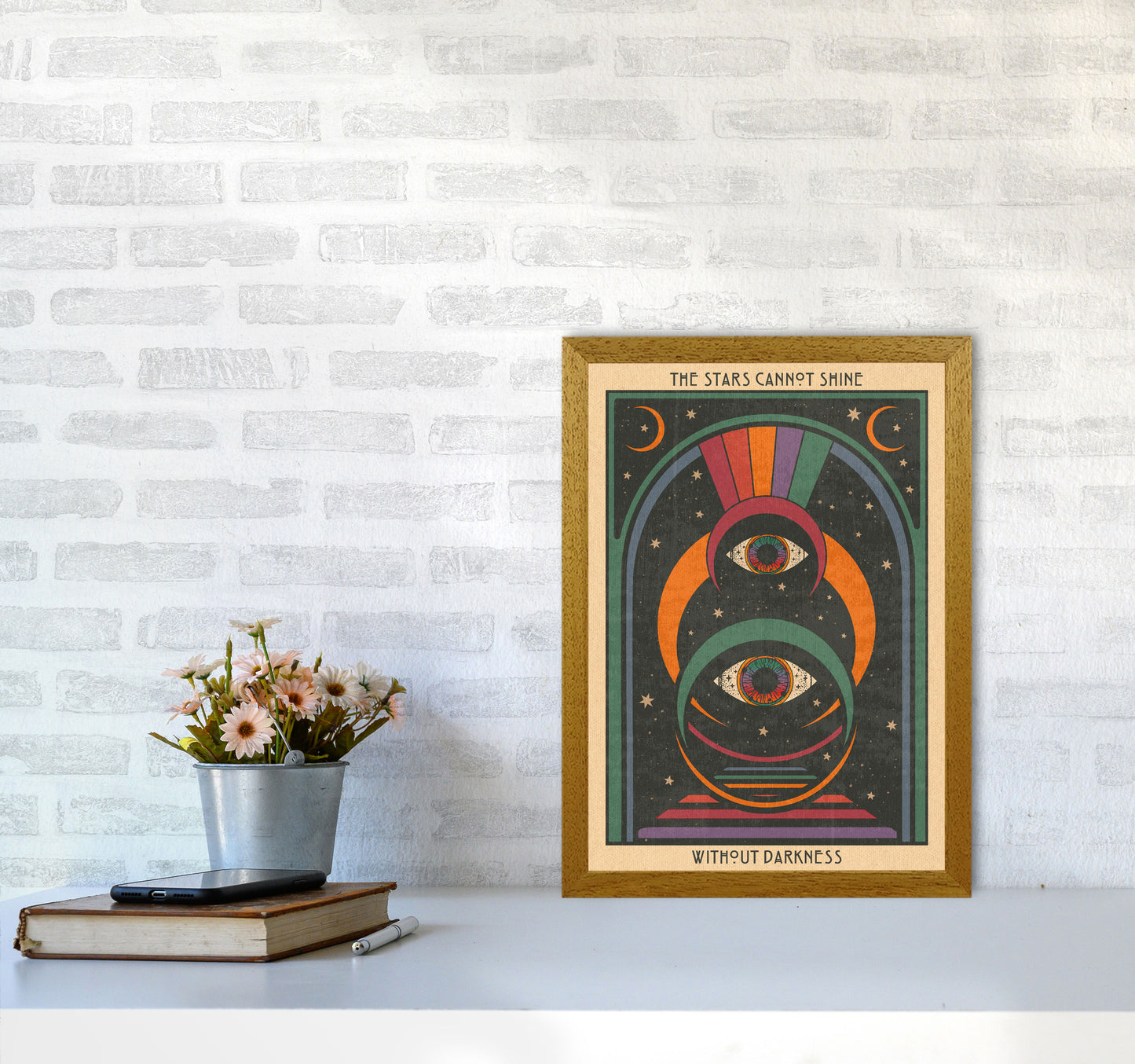 Darkness - For Print Art Print by Inktally A3 Print Only
