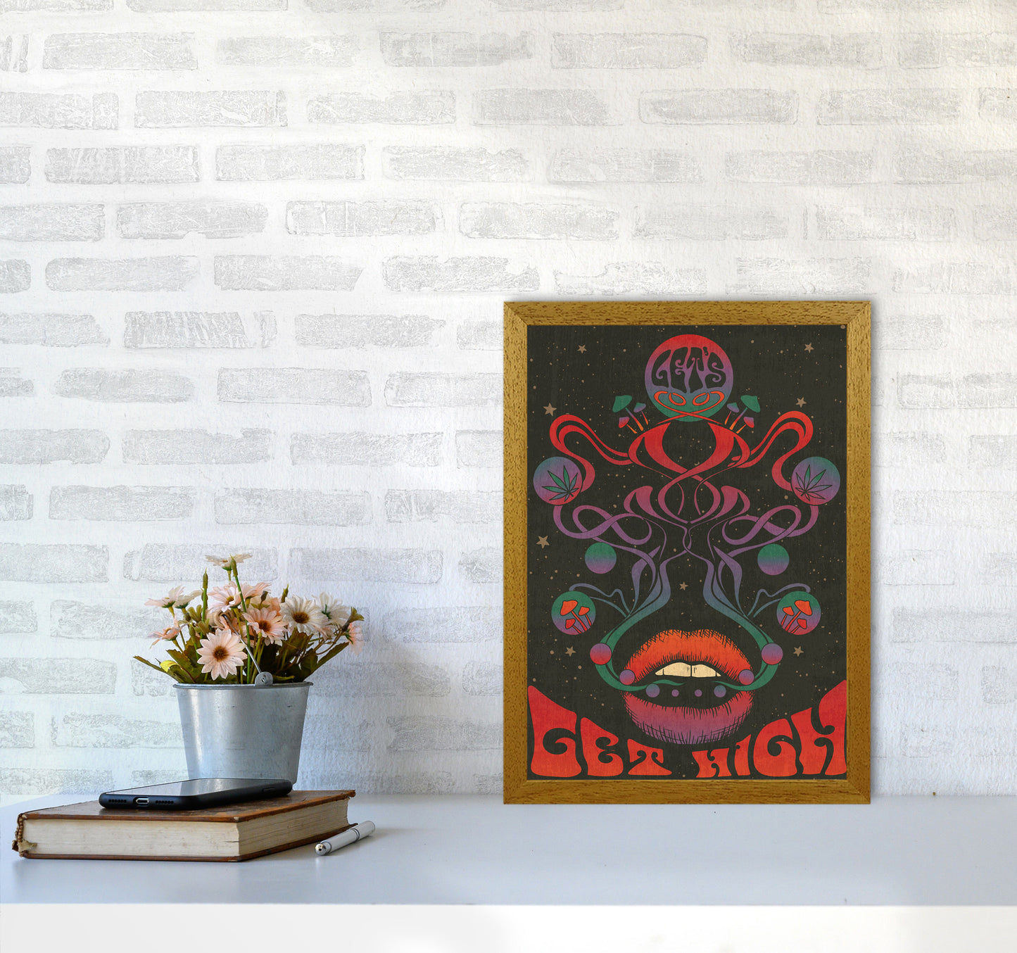 Get High Final Art Print by Inktally A3 Print Only