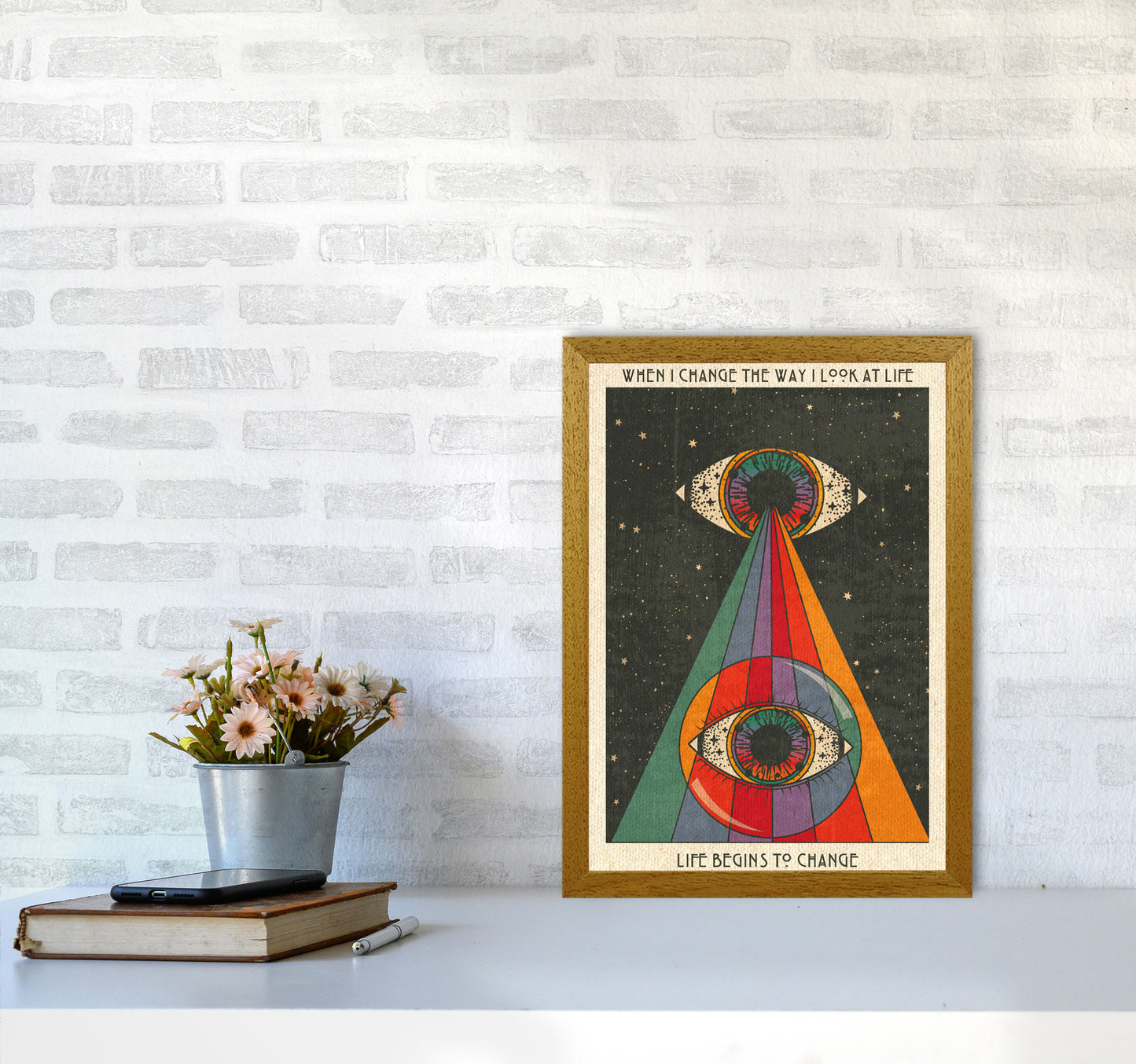 Life Begins To Change - A3 Art Print by Inktally A3 Print Only
