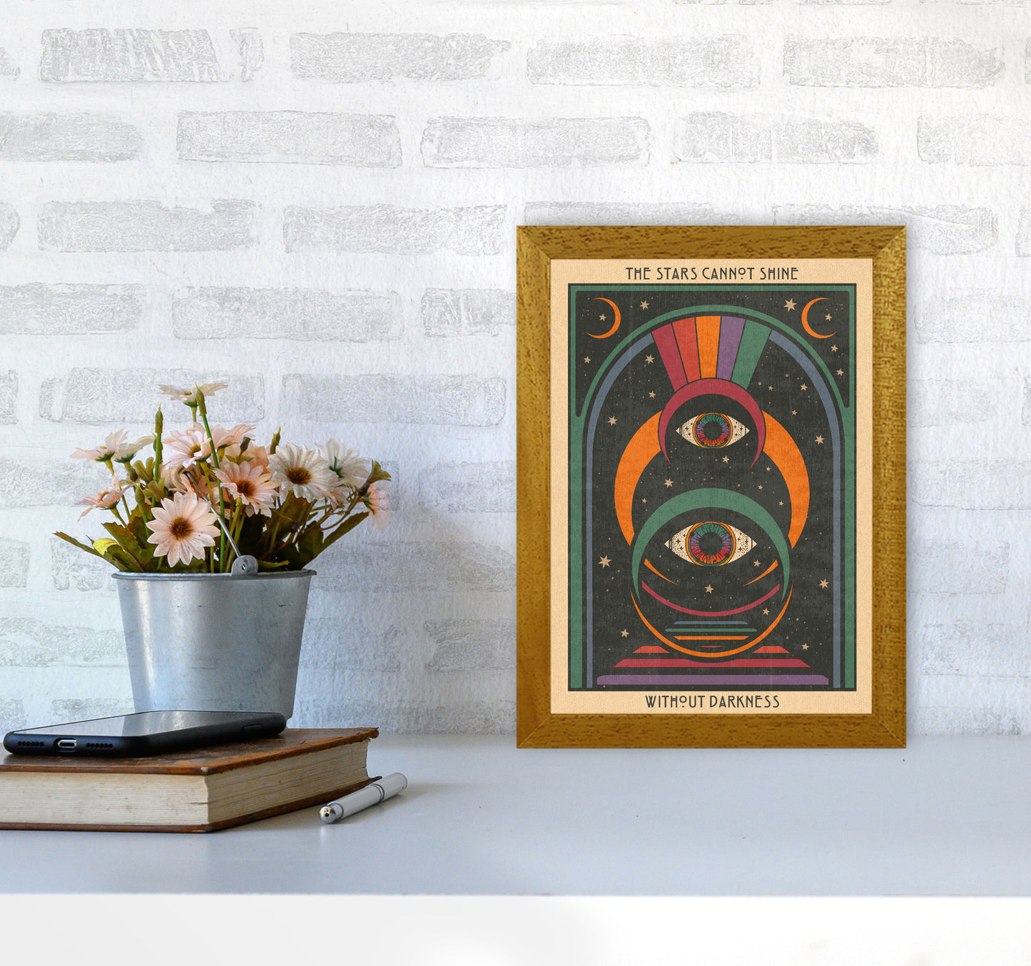 Darkness - For Print Art Print by Inktally A4 Print Only