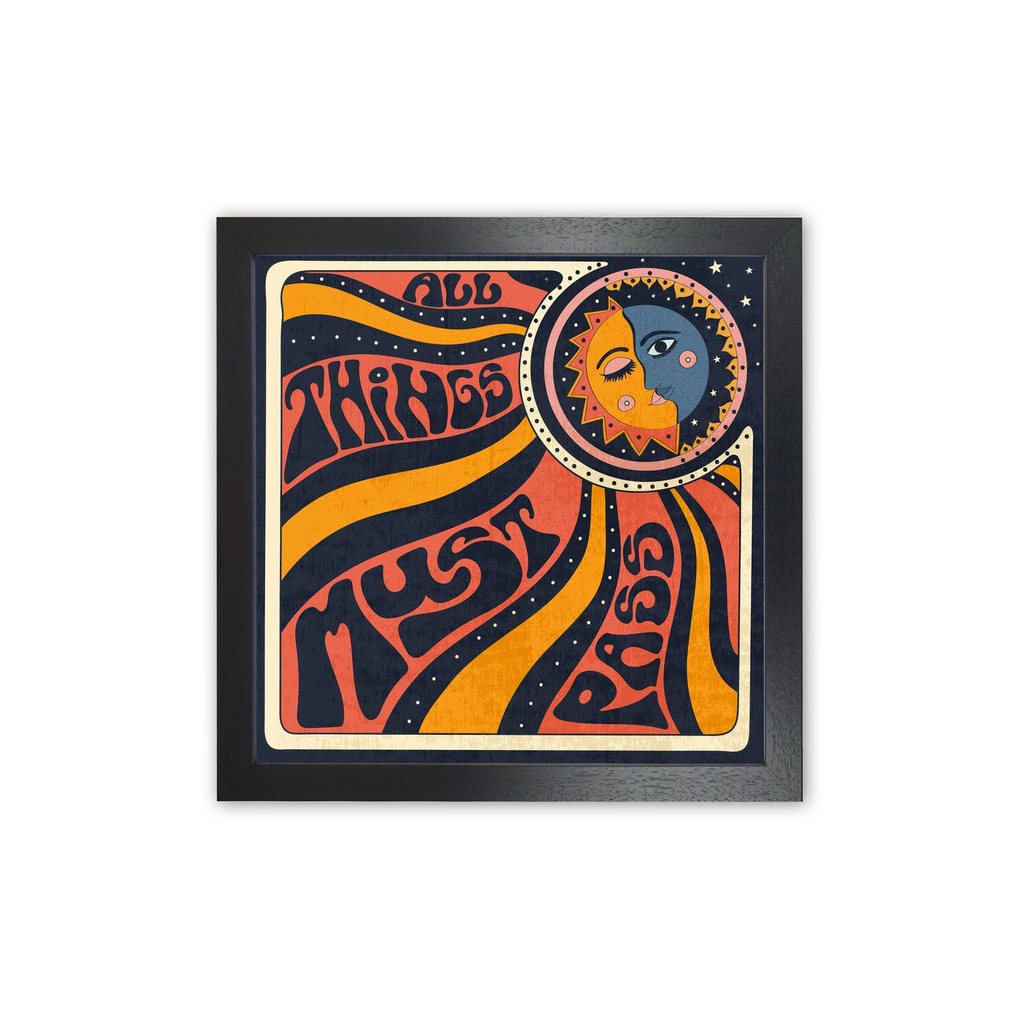 All Things Must Pass 7200 Art Print by Inktally Black Grain