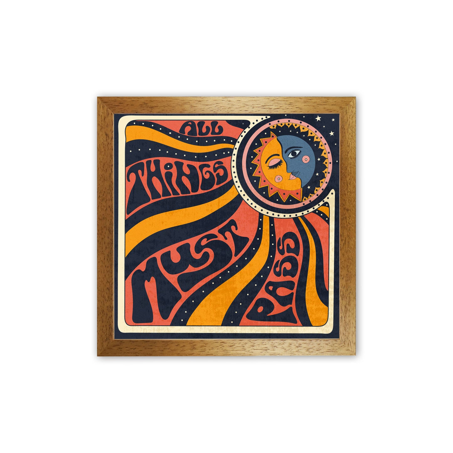 All Things Must Pass 7200 Art Print by Inktally Oak Grain