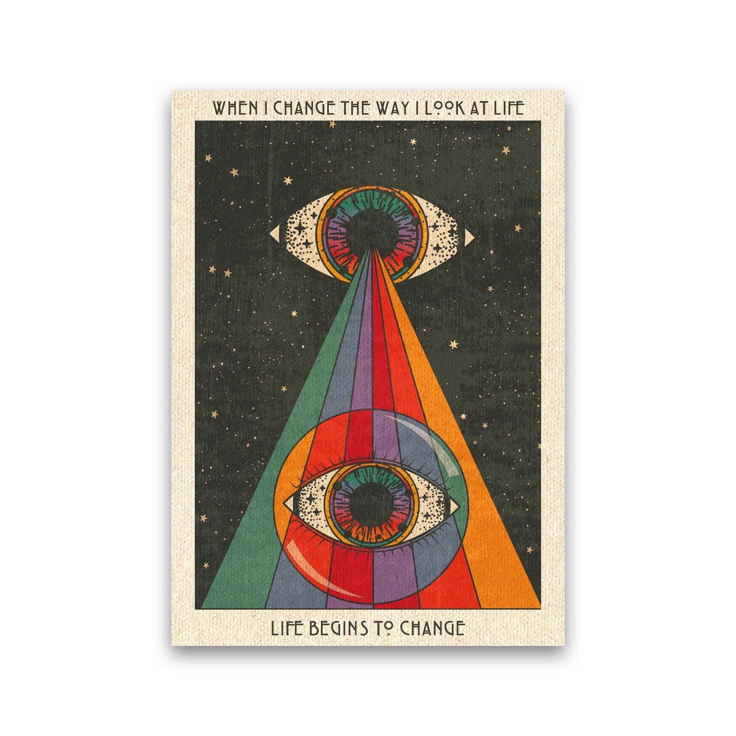 Psychedelic Illustration Art Print by Inktally Print Only