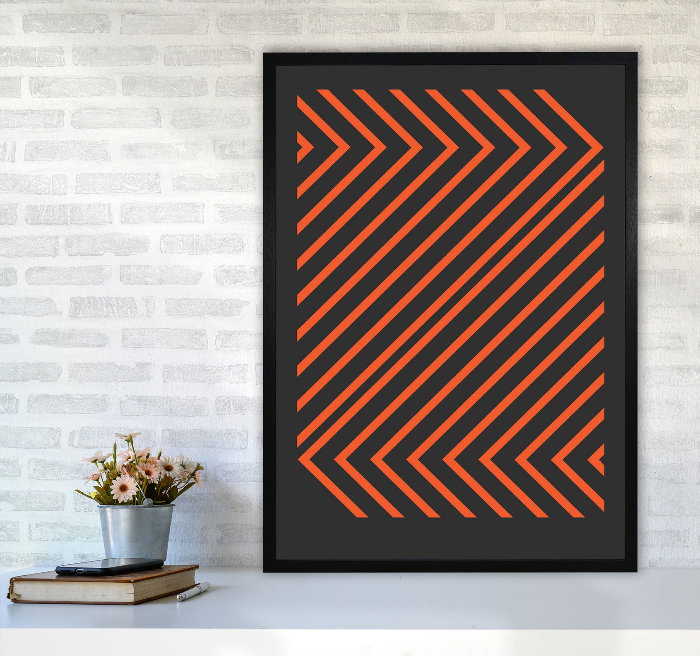 Pattern Series -1 Art Print by Jason Stanley A1 White Frame