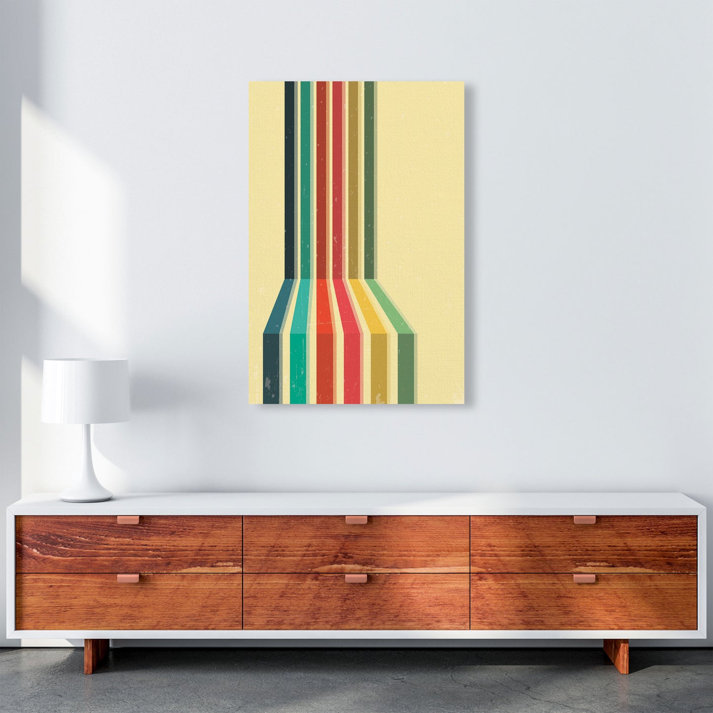 Minimal Geometric Series - 50 Art Print by Jason Stanley A1 Canvas