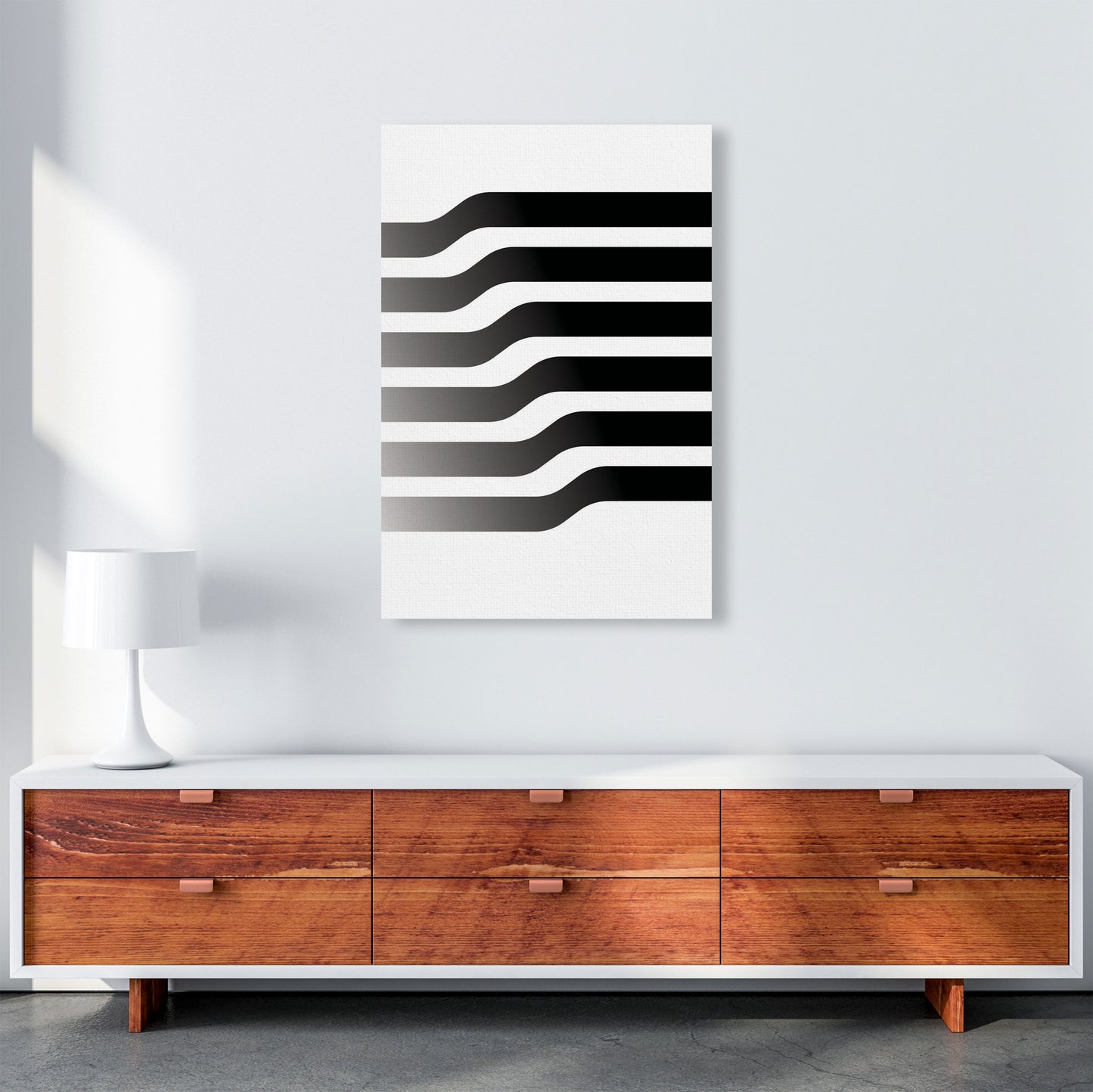 Minimal Geometric Series - 3 Art Print by Jason Stanley A1 Canvas