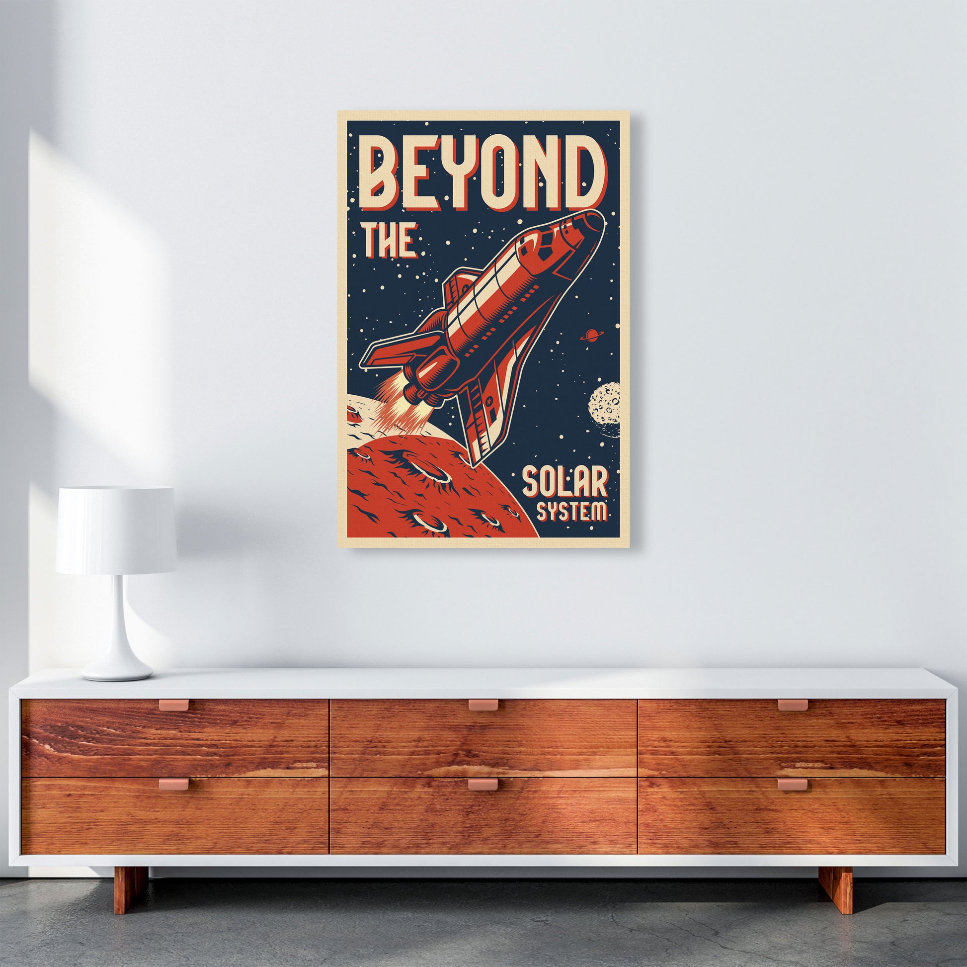Outer Space Series - #14 Art Print by Jason Stanley A1 Canvas