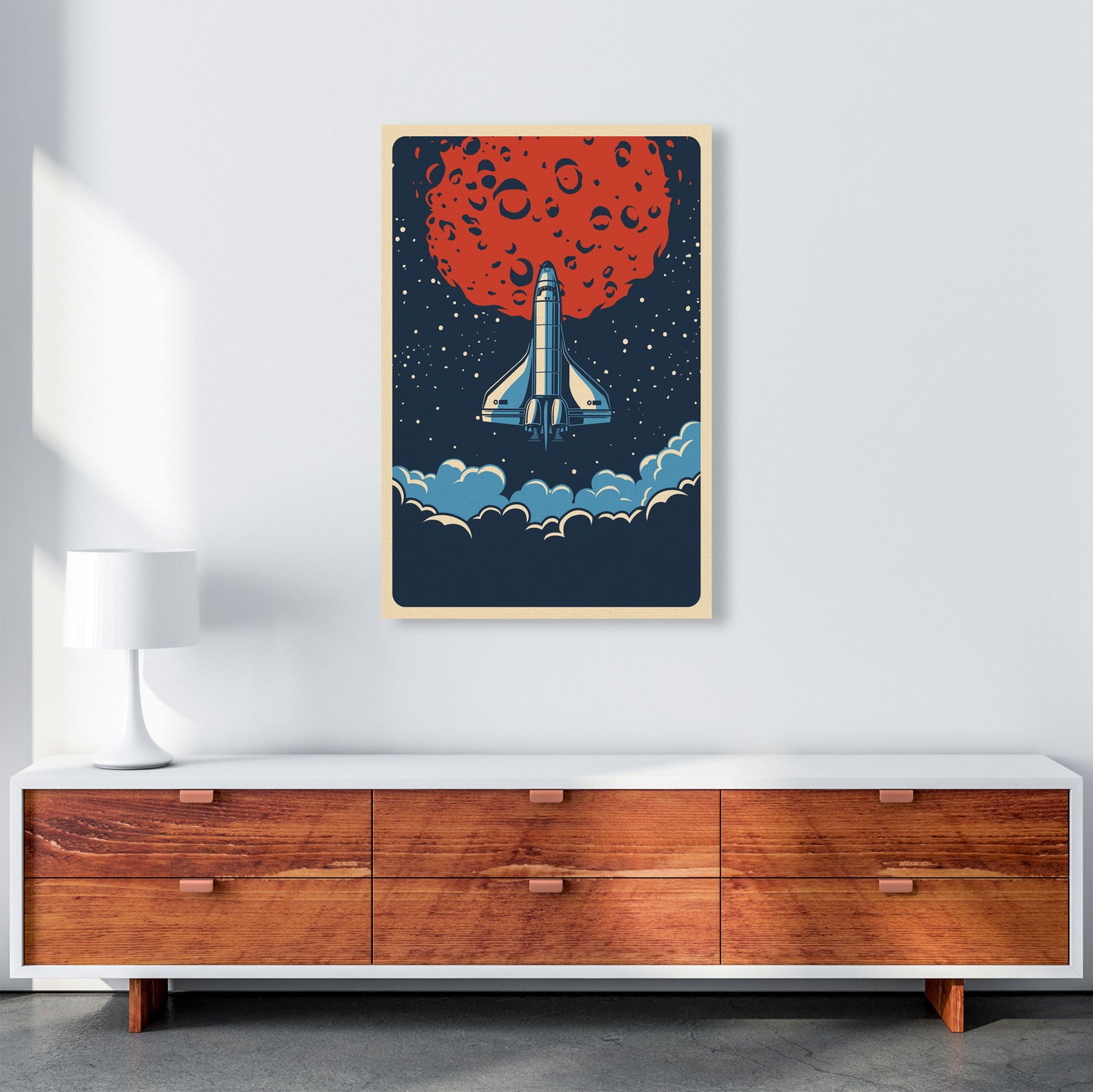 Outer Space Series - #15 Art Print by Jason Stanley A1 Canvas