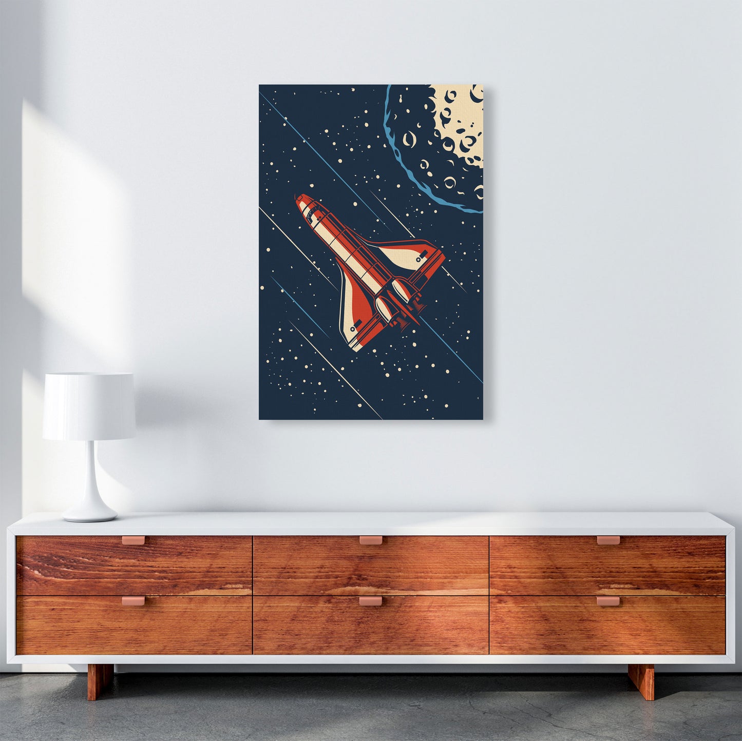 Outer Space Series - #16 Art Print by Jason Stanley A1 Canvas