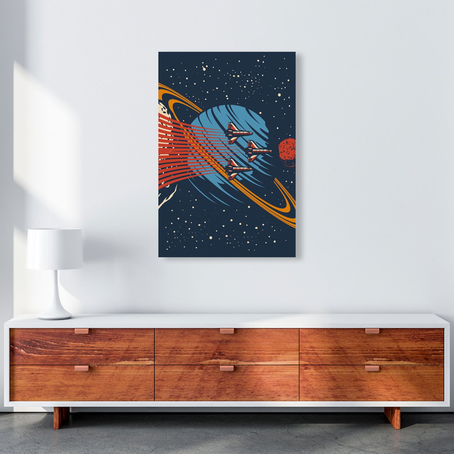Outer Space Series - #3 Art Print by Jason Stanley A1 Canvas