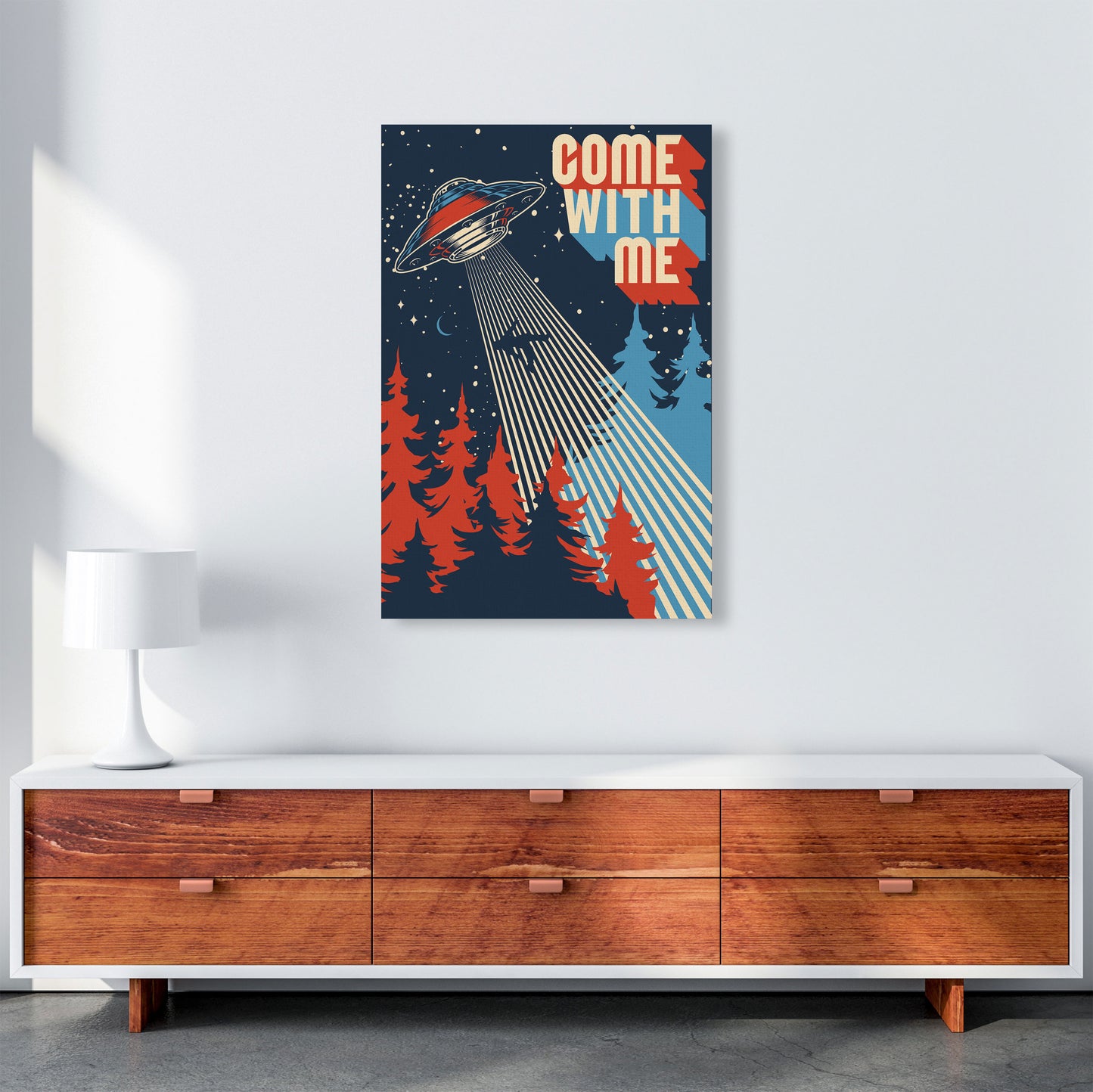 Outer Space Series - #7 Art Print by Jason Stanley A1 Canvas