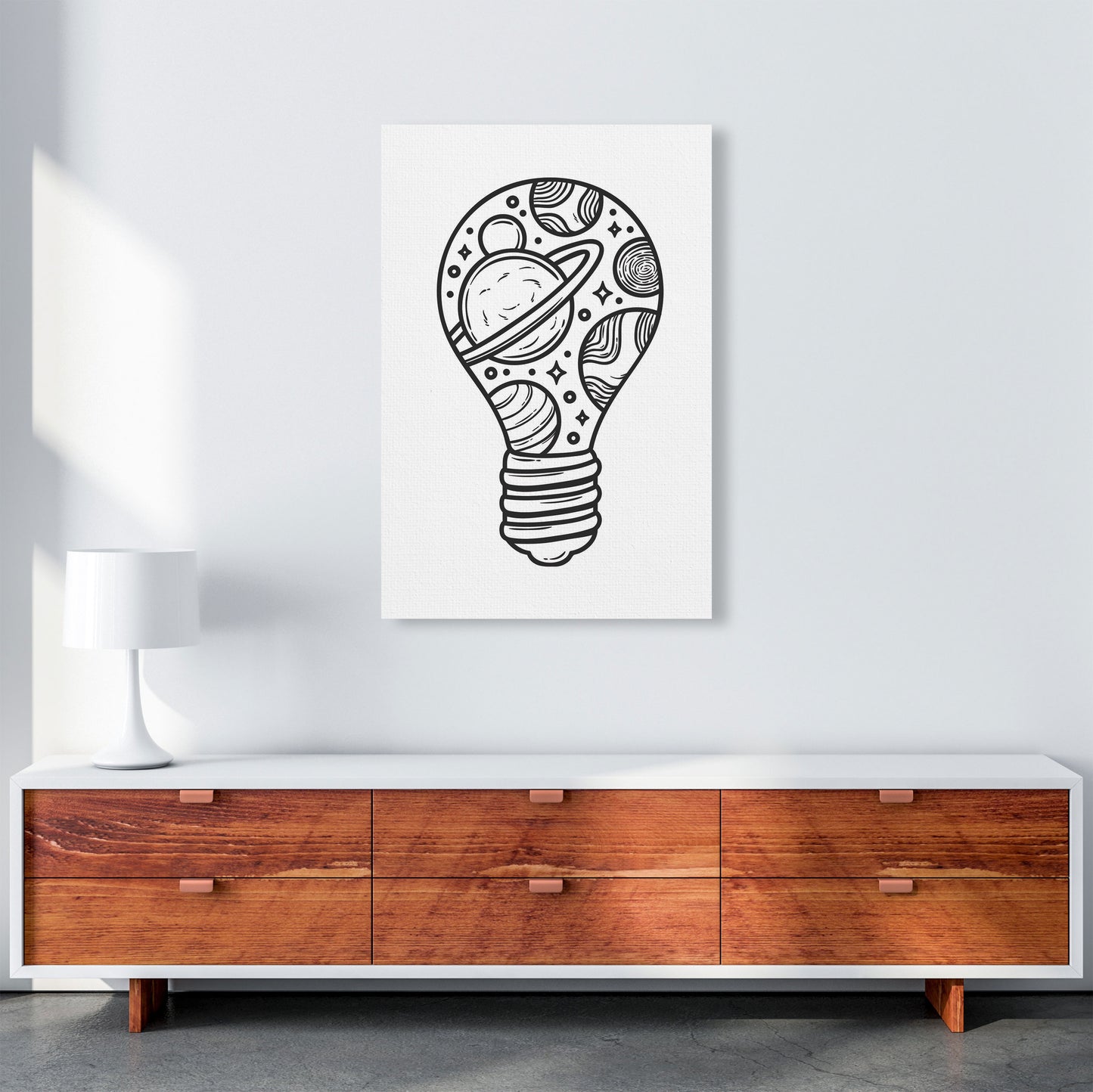 I Just Had An Idea Art Print by Jason Stanley A1 Canvas