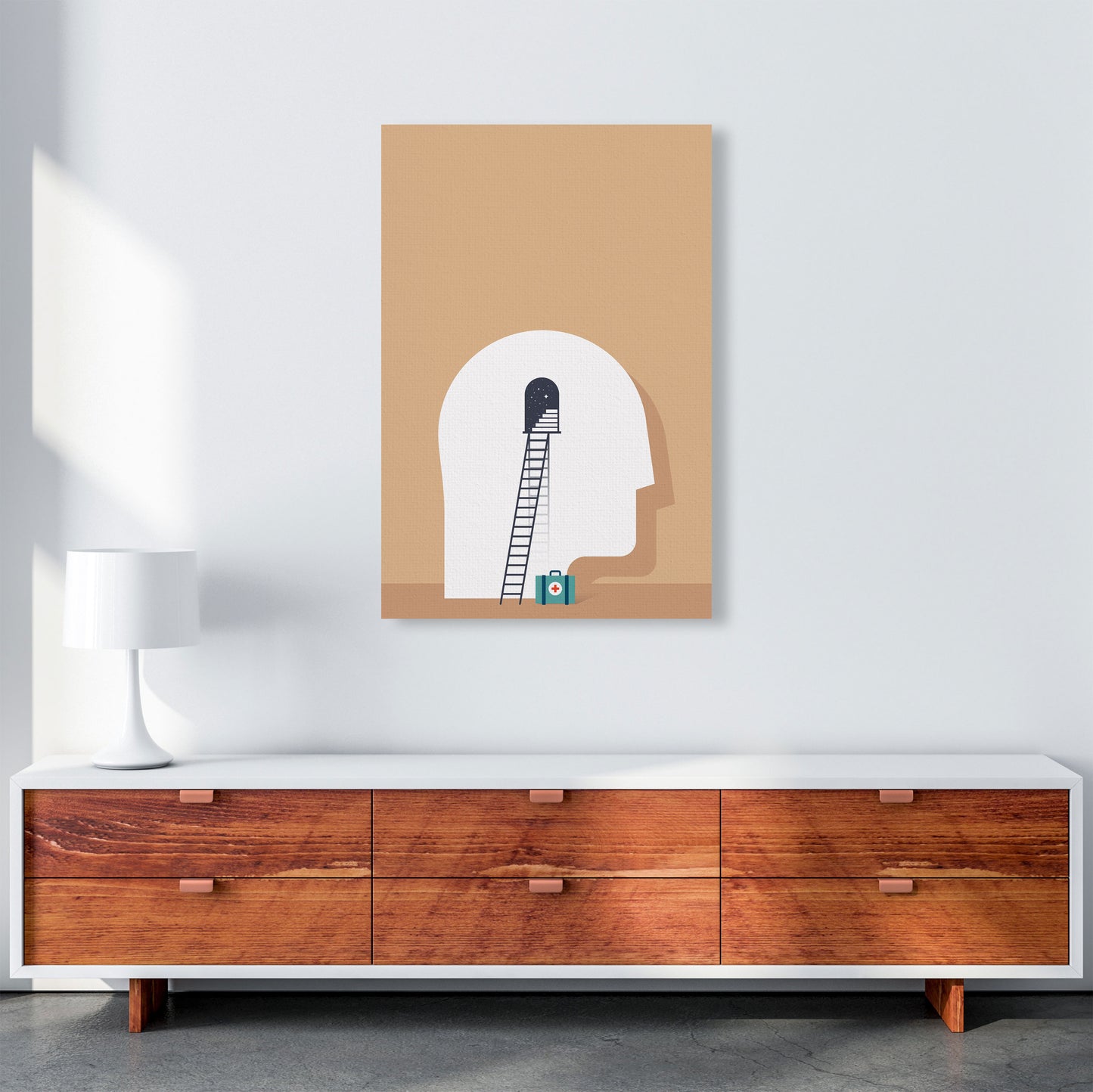 To The Rescue Art Print by Jason Stanley A1 Canvas