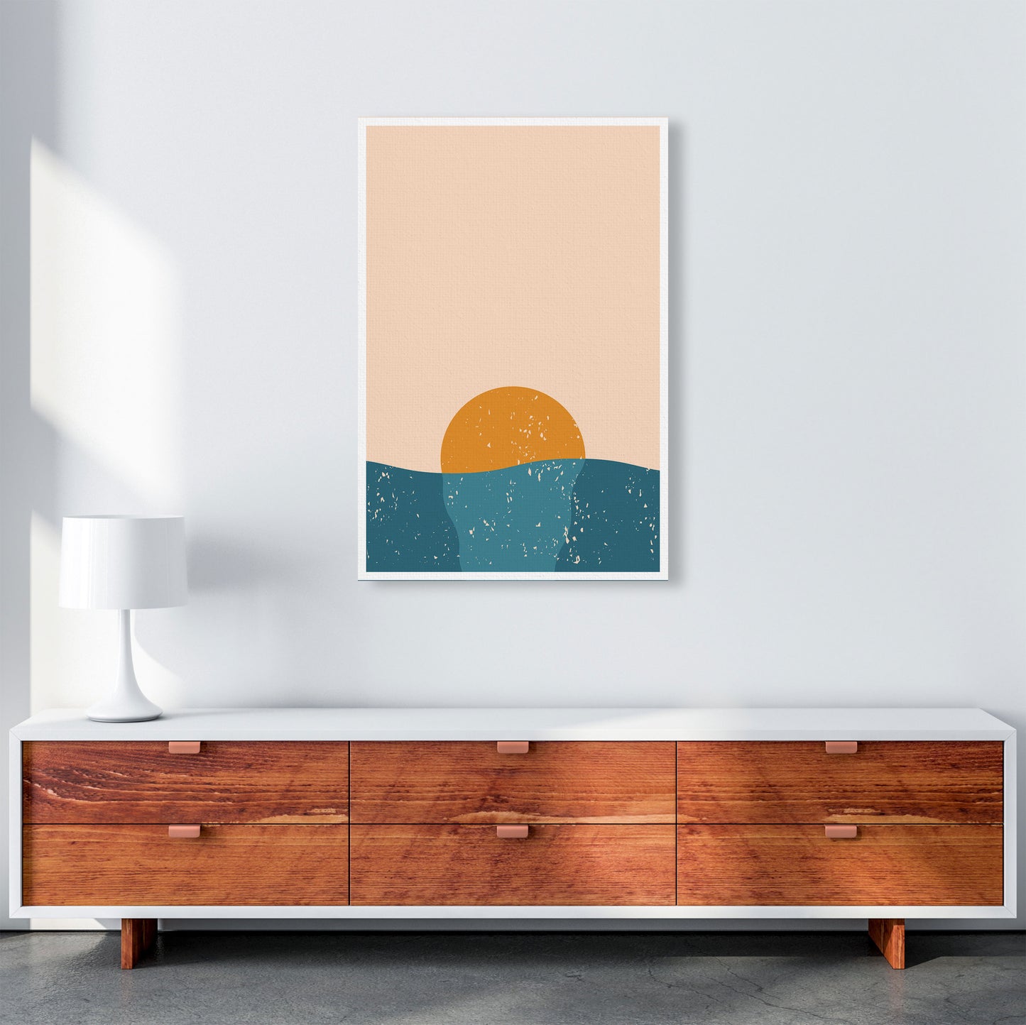Melty Sunset Art Print by Jason Stanley A1 Canvas