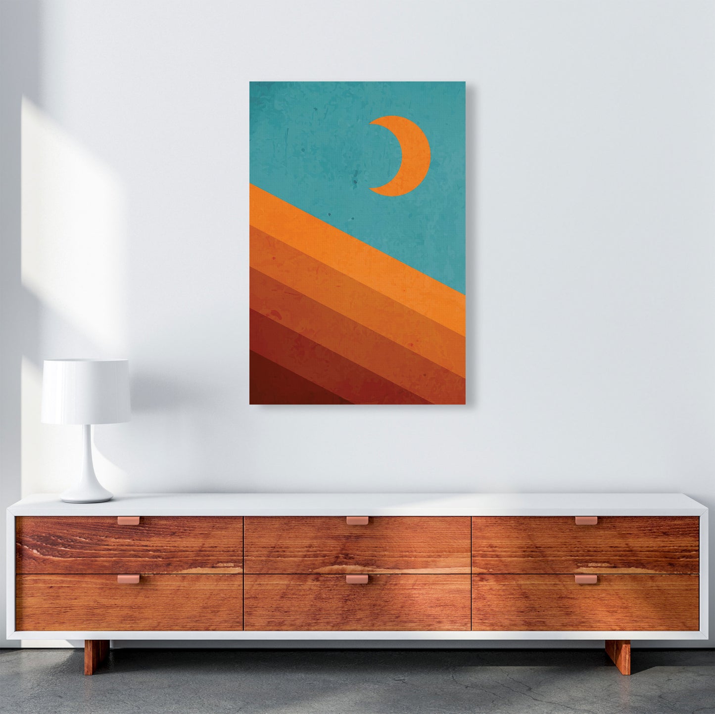 Abstract Mountain Sunrise III Art Print by Jason Stanley A1 Canvas