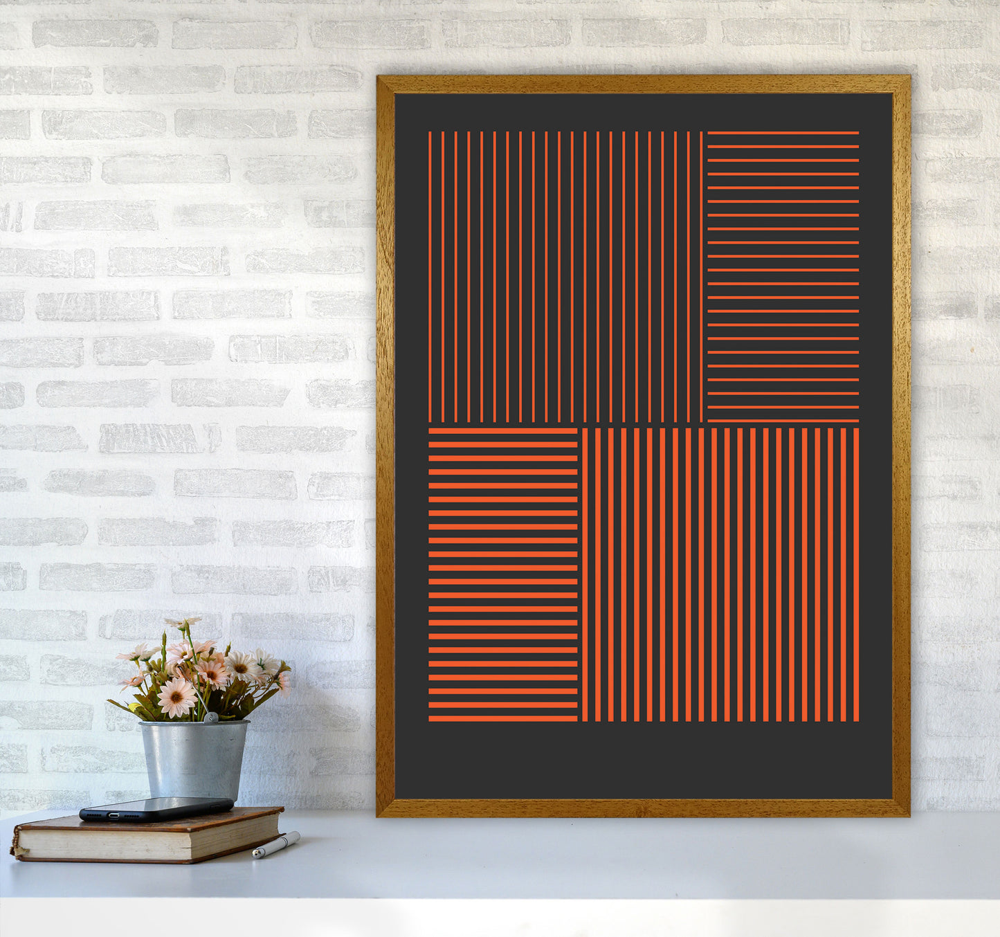 Minimal Geometric Series - 24 Art Print by Jason Stanley A1 Print Only