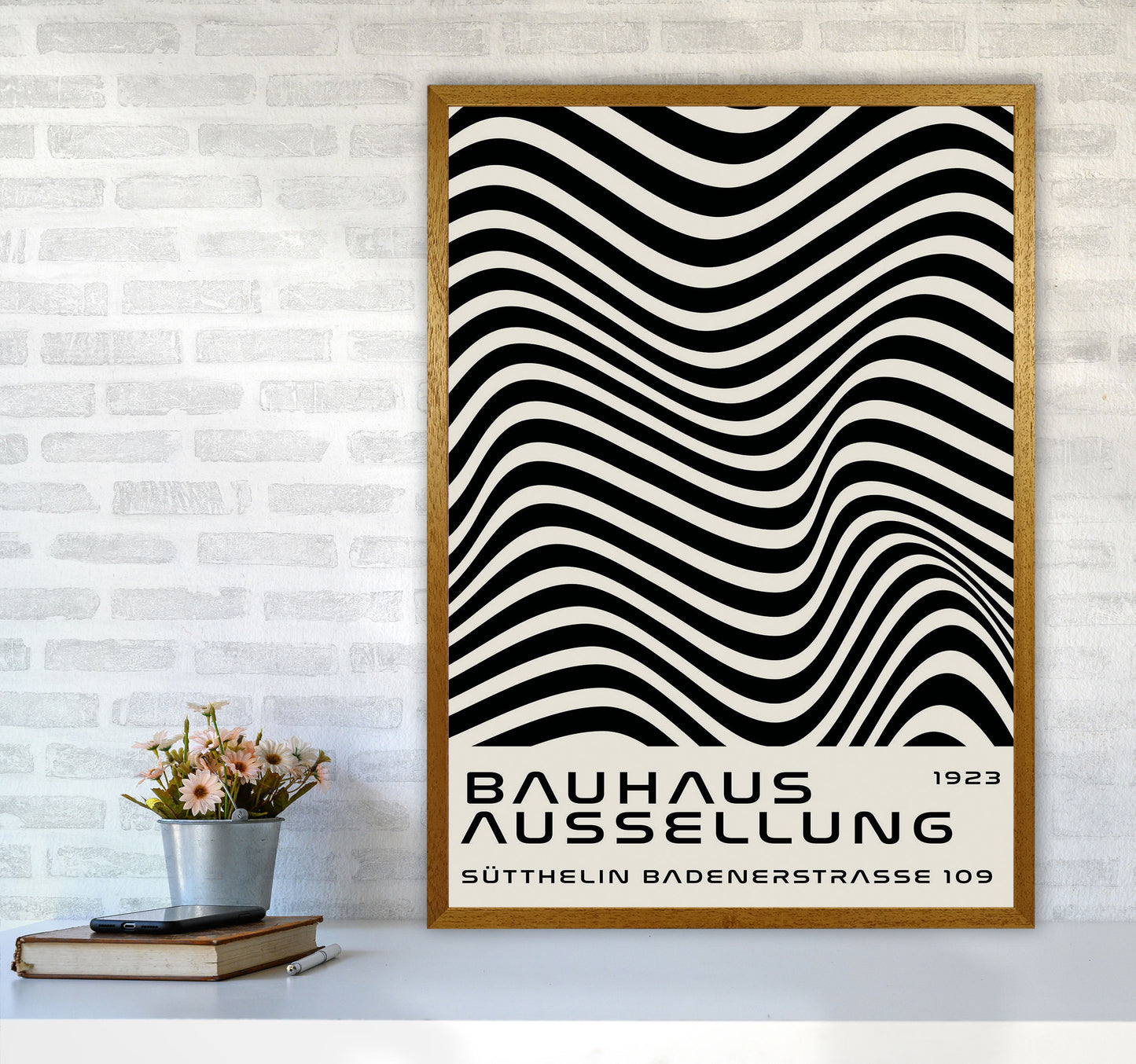 Bauhaus Black And White Art Print by Jason Stanley A1 Print Only