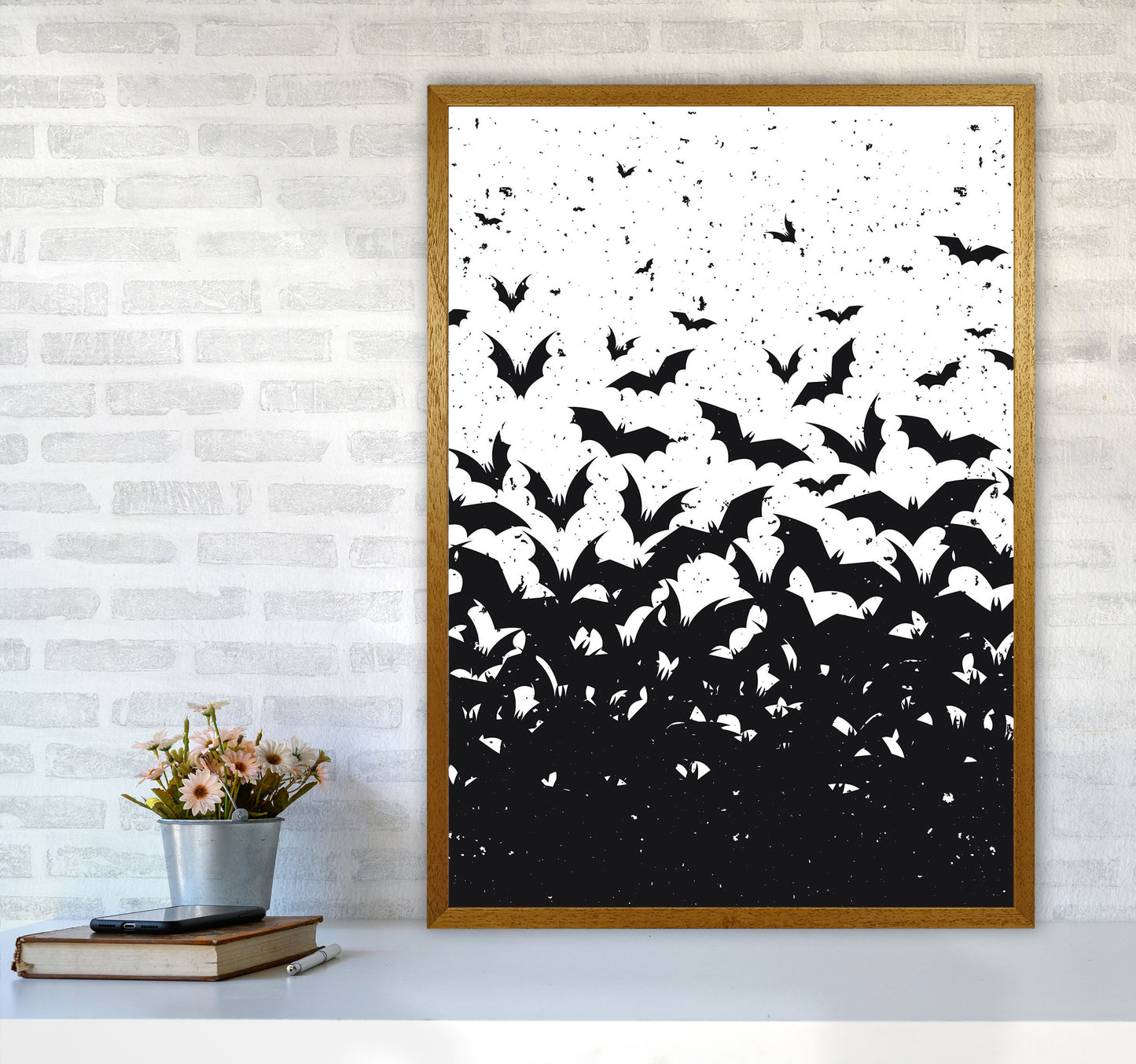 Look At All These Bats Art Print by Jason Stanley A1 Print Only