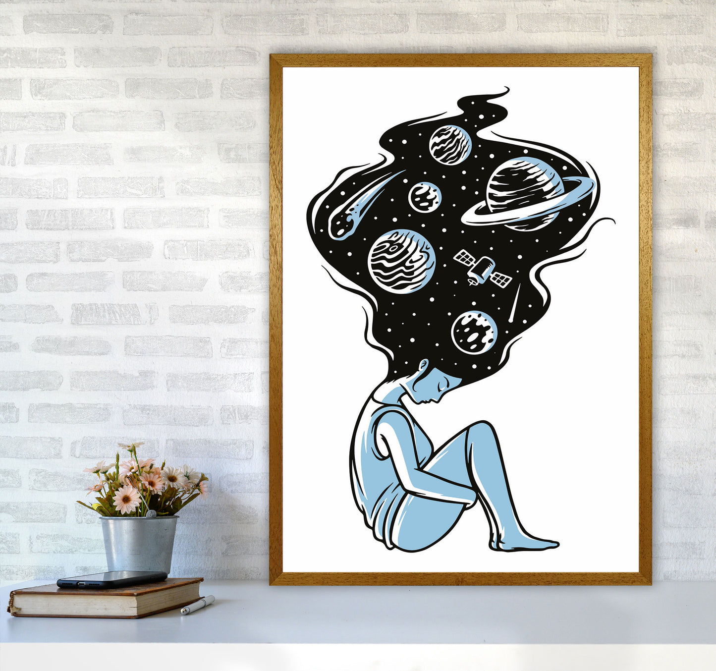 Head In The Clouds Art Print by Jason Stanley A1 Print Only