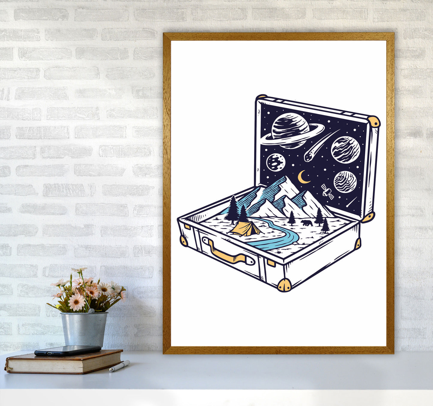 Carry On Carry All Art Print by Jason Stanley A1 Print Only