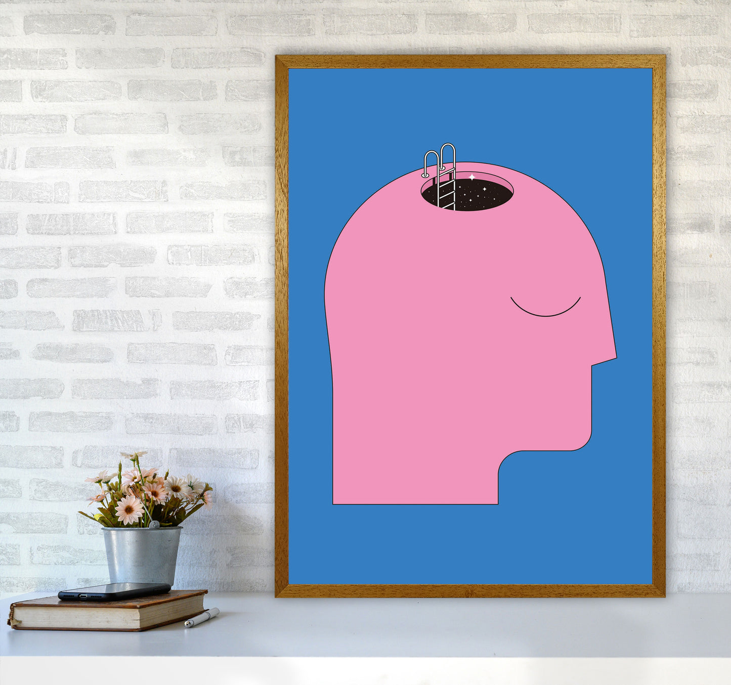 Keep An Open Mind Art Print by Jason Stanley A1 Print Only