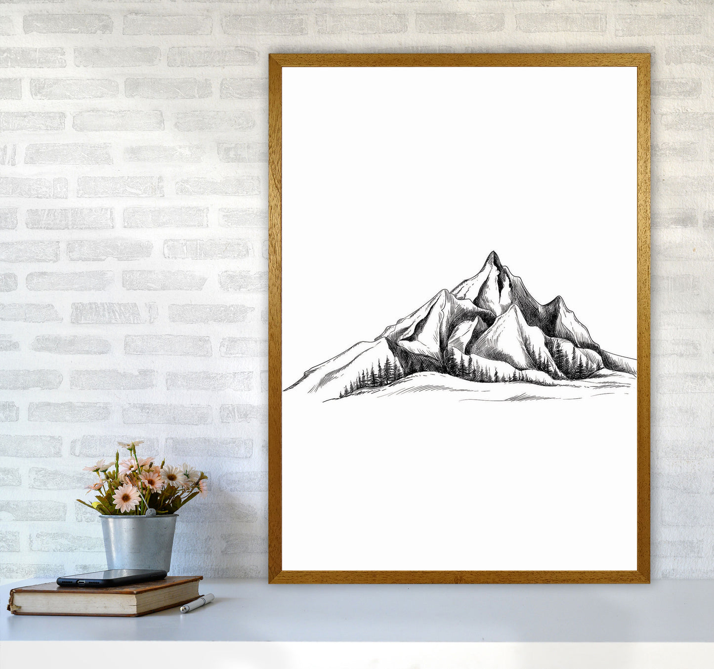 To The Mountains Art Print by Jason Stanley A1 Print Only