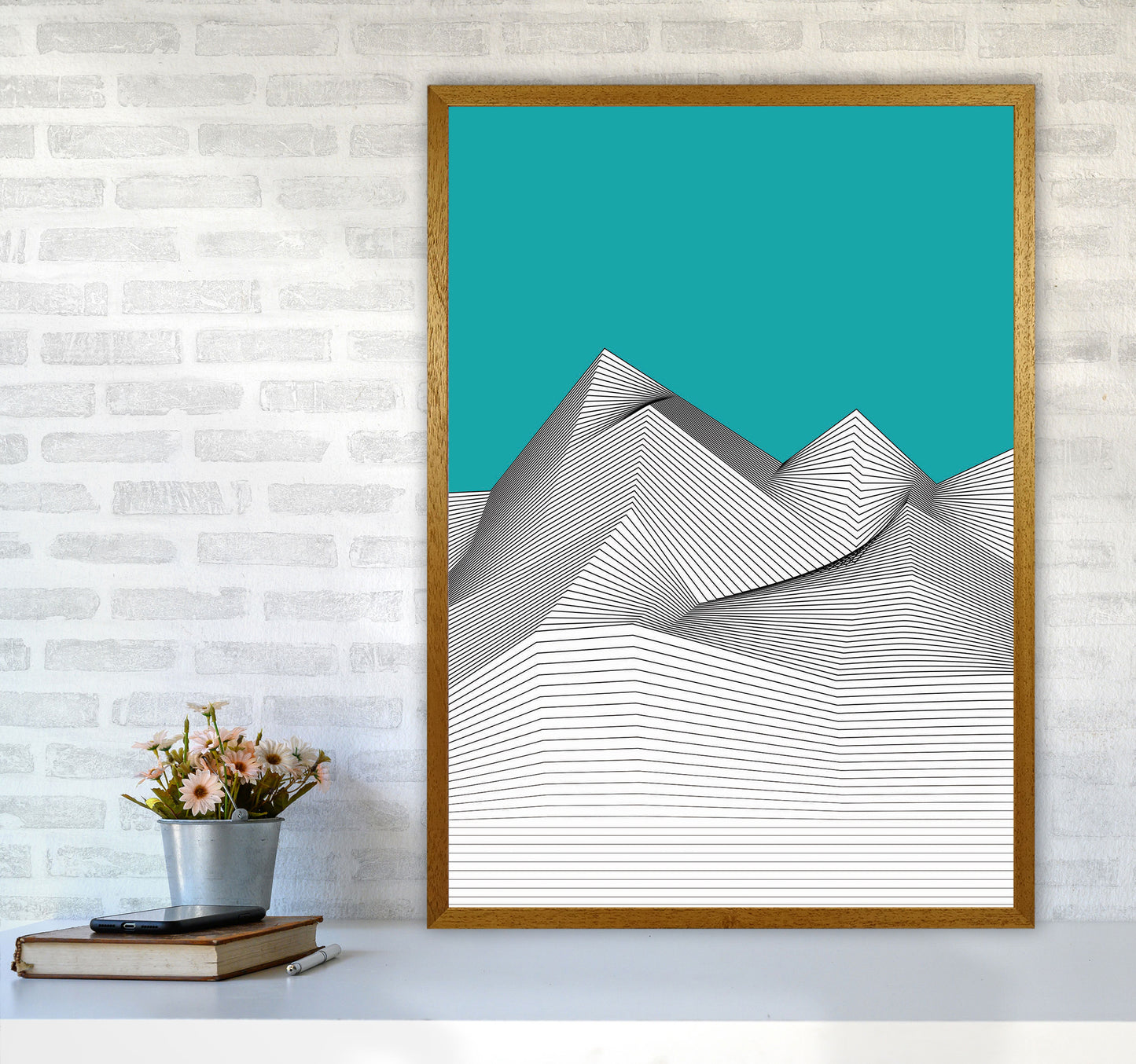 Blue Mountain Art Print by Jason Stanley A1 Print Only