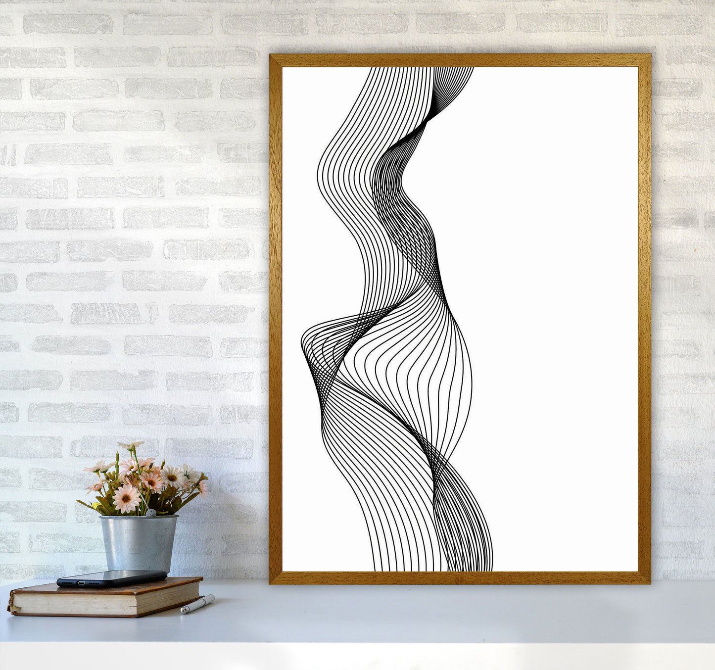 Line Wobbles Art Print by Jason Stanley A1 Print Only