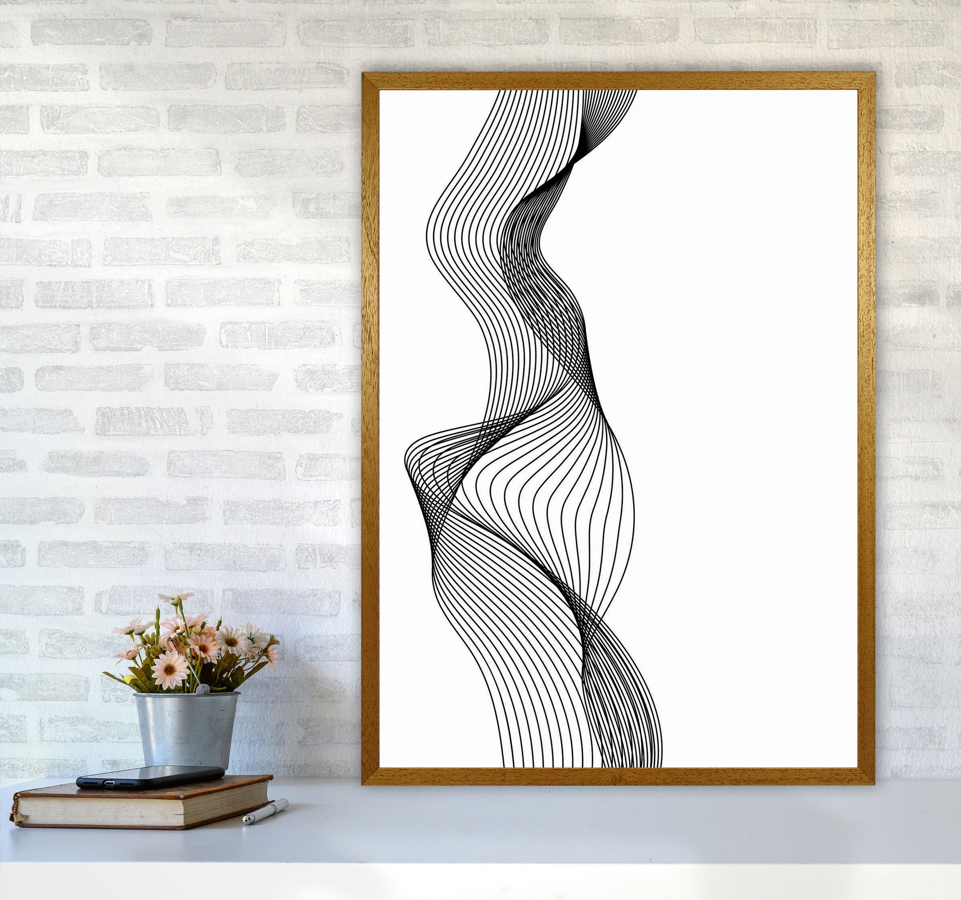 Line Wobbles Art Print by Jason Stanley A1 Print Only