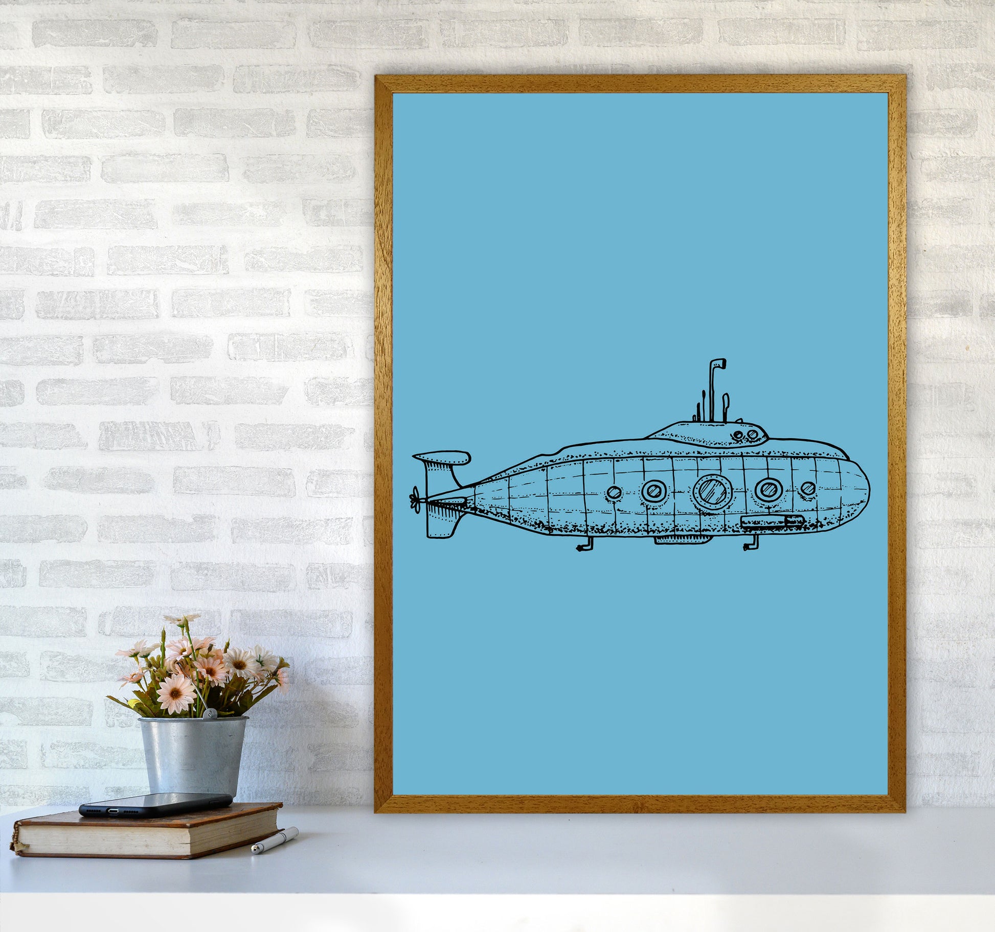 Below Sea Art Print by Jason Stanley A1 Print Only