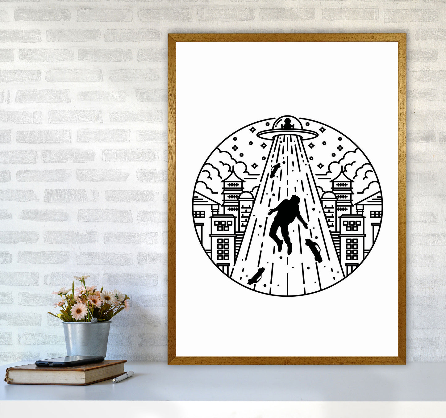 Alien Invasion Art Print by Jason Stanley A1 Print Only