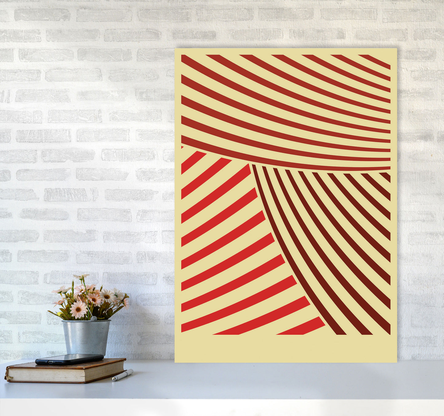 Minimal Geometric Series - 38 Art Print by Jason Stanley A1 Black Frame