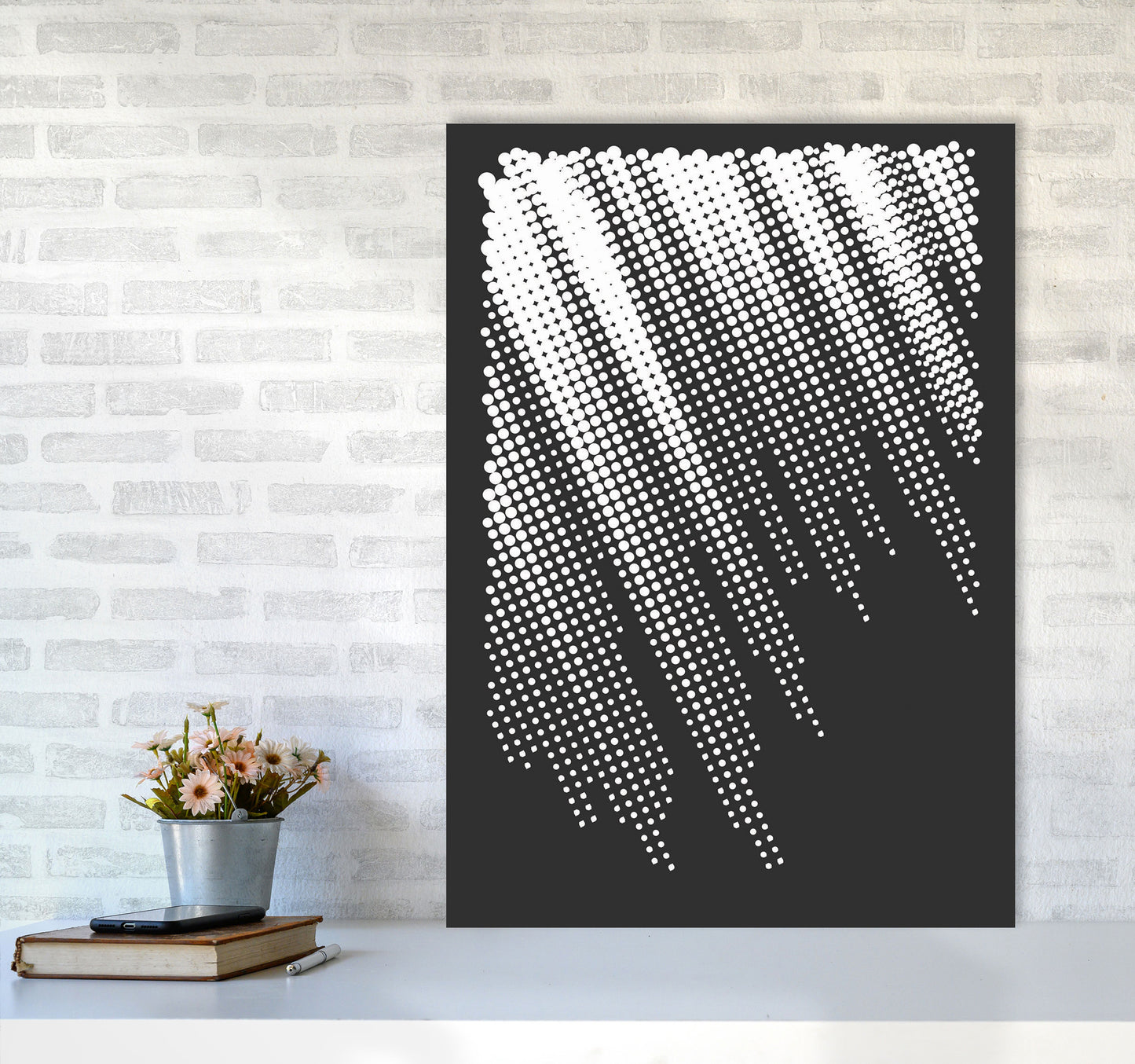 Minimal Geometric Series - 40 Art Print by Jason Stanley A1 Black Frame